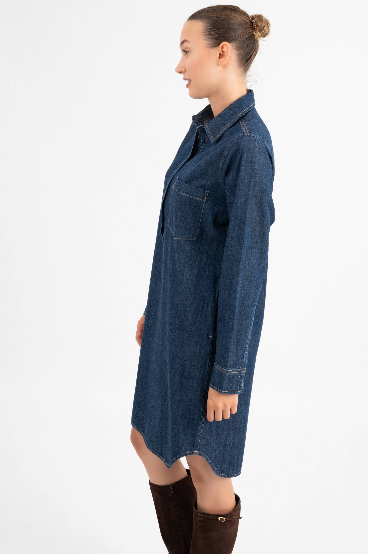 Denim-Kleid in Navy Denim-Kleid in Navy