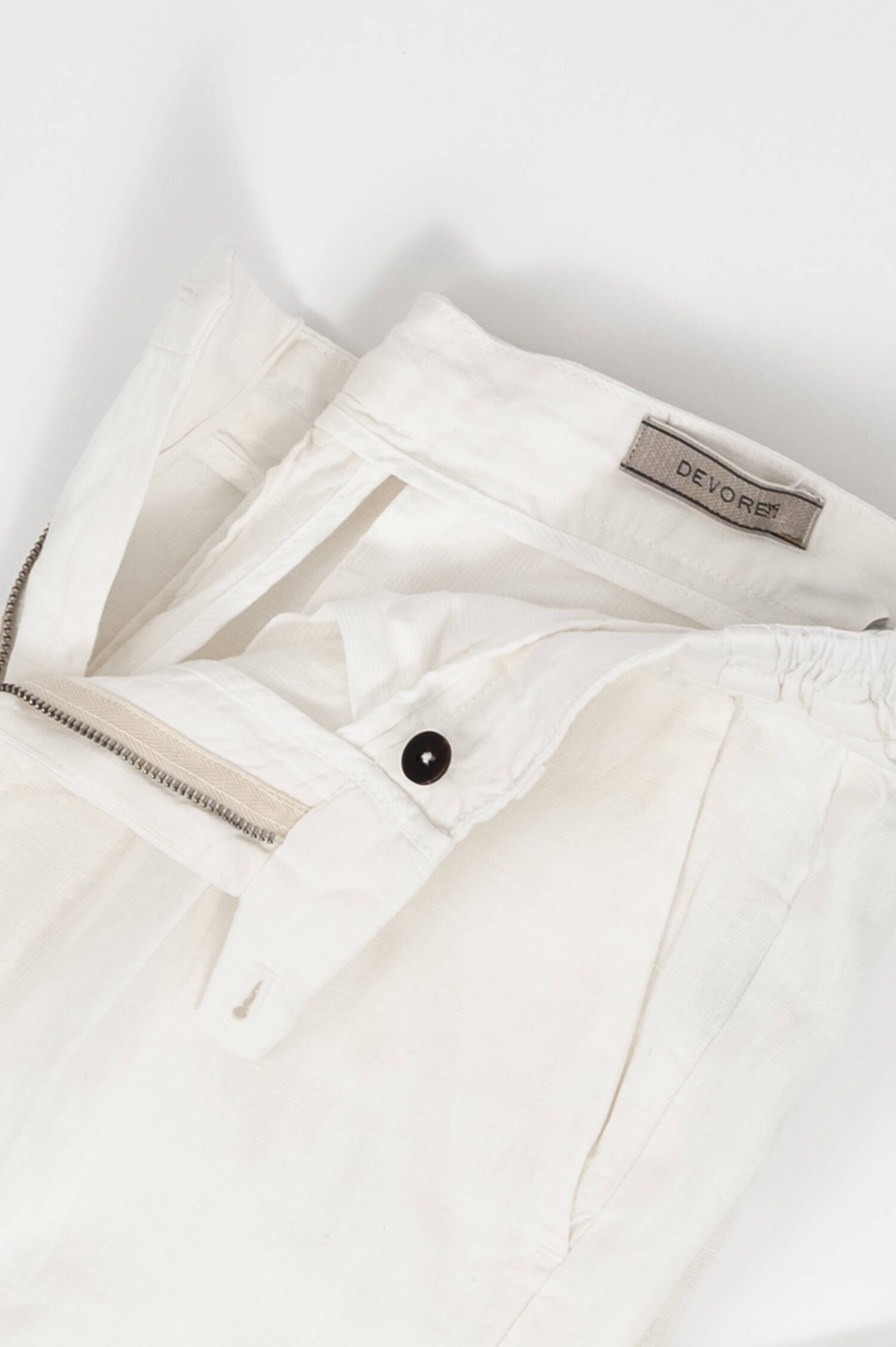 Leinen Hose in Weiß