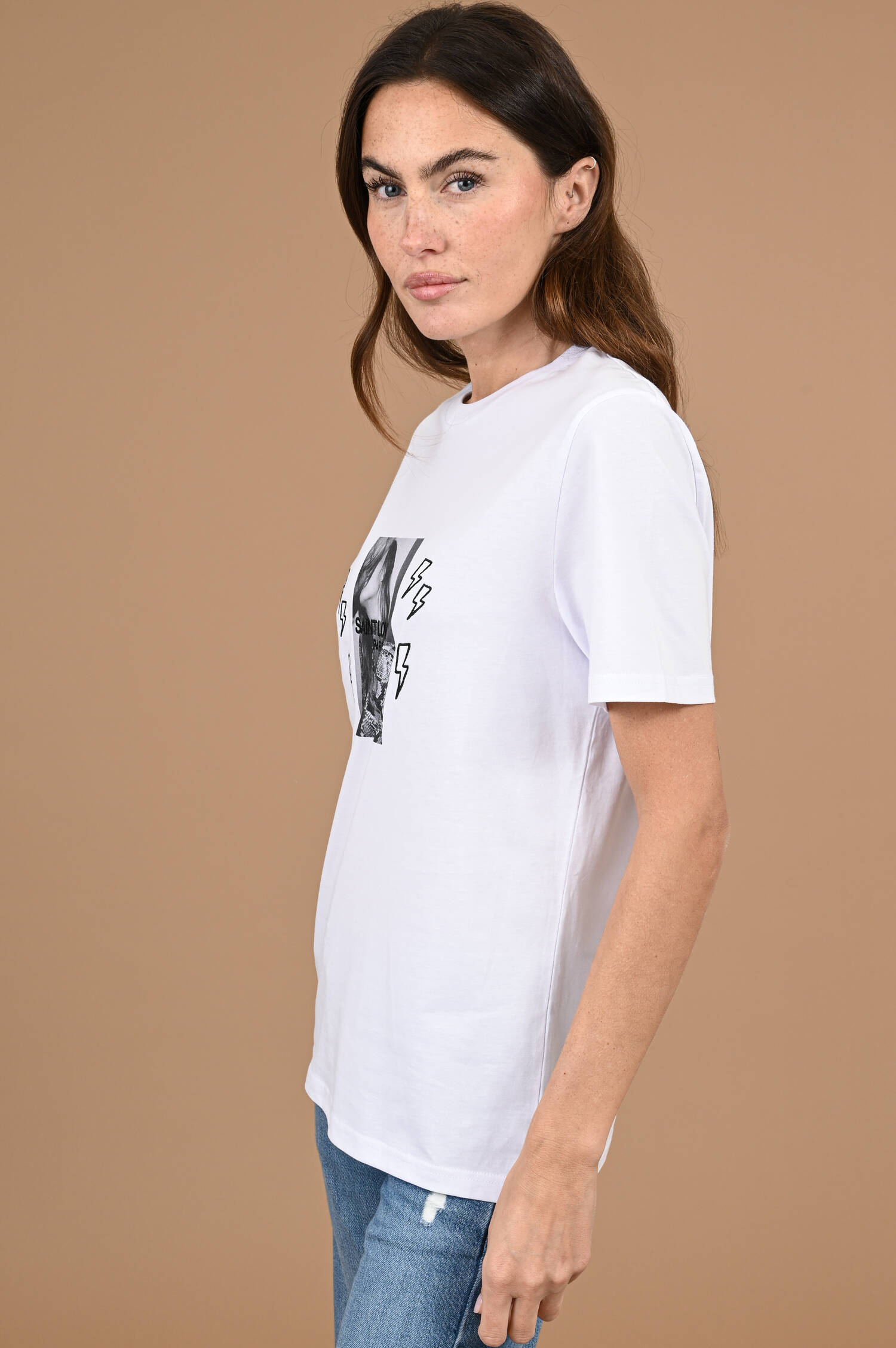 T-Shirt KISS ME in Weiß T-Shirt KISS ME in Weiß