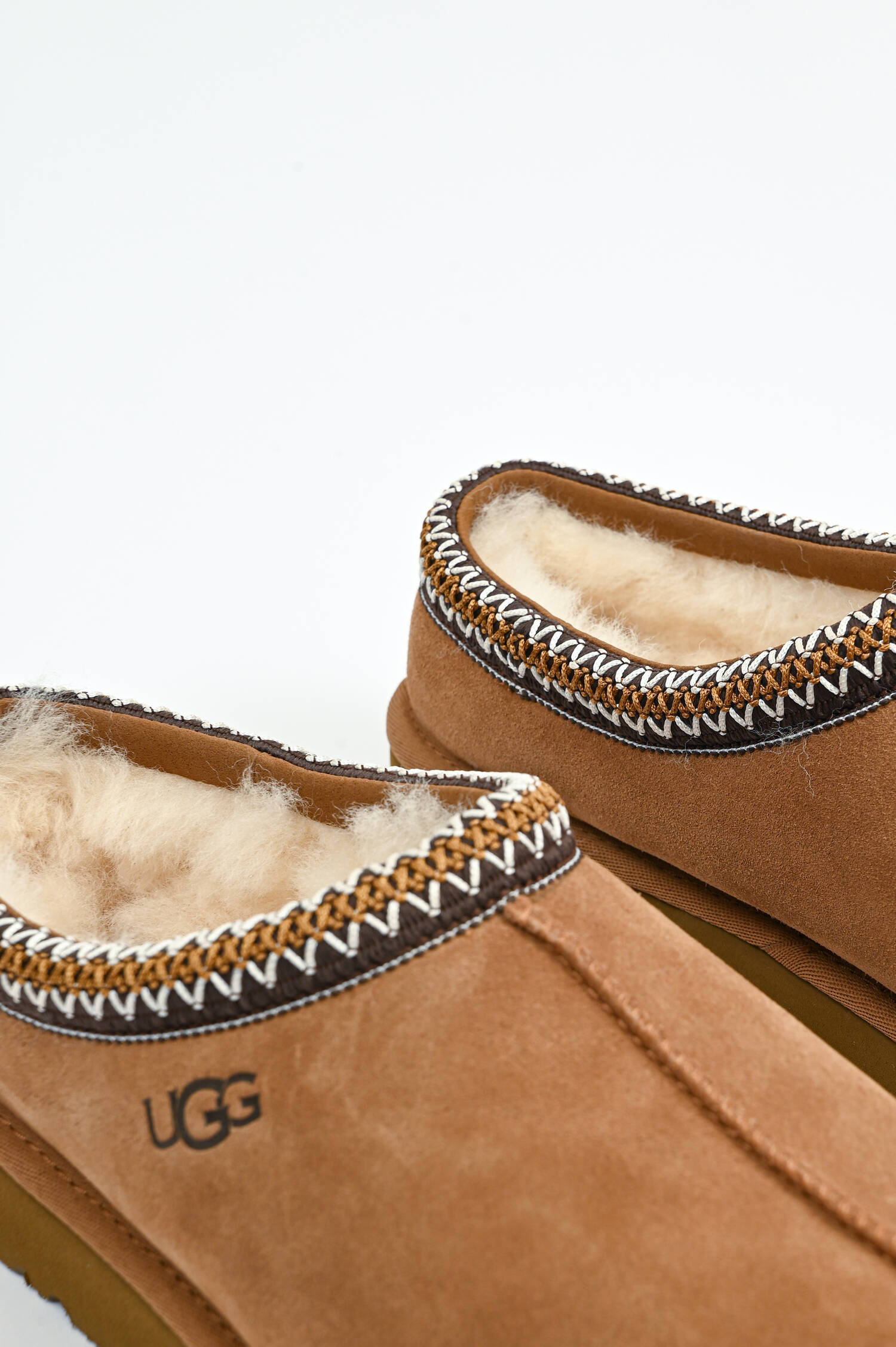 Lammfell-Pantoffel TASMAN in Chestnut