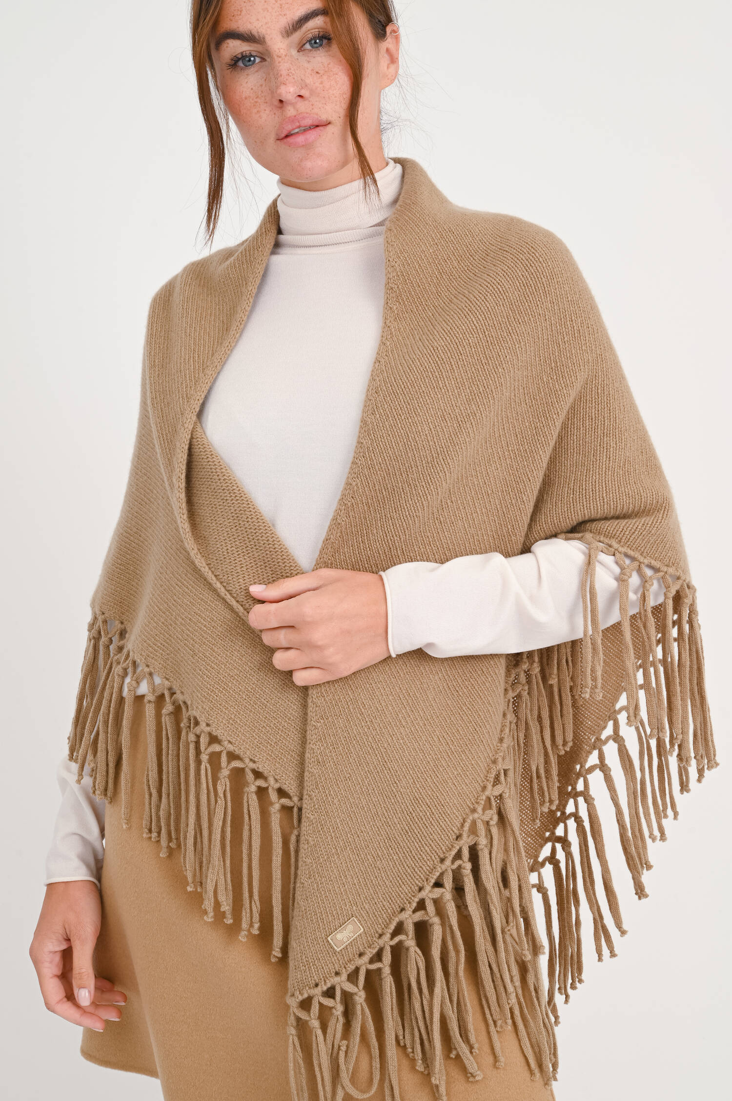 Poncho TORNADO in Camel