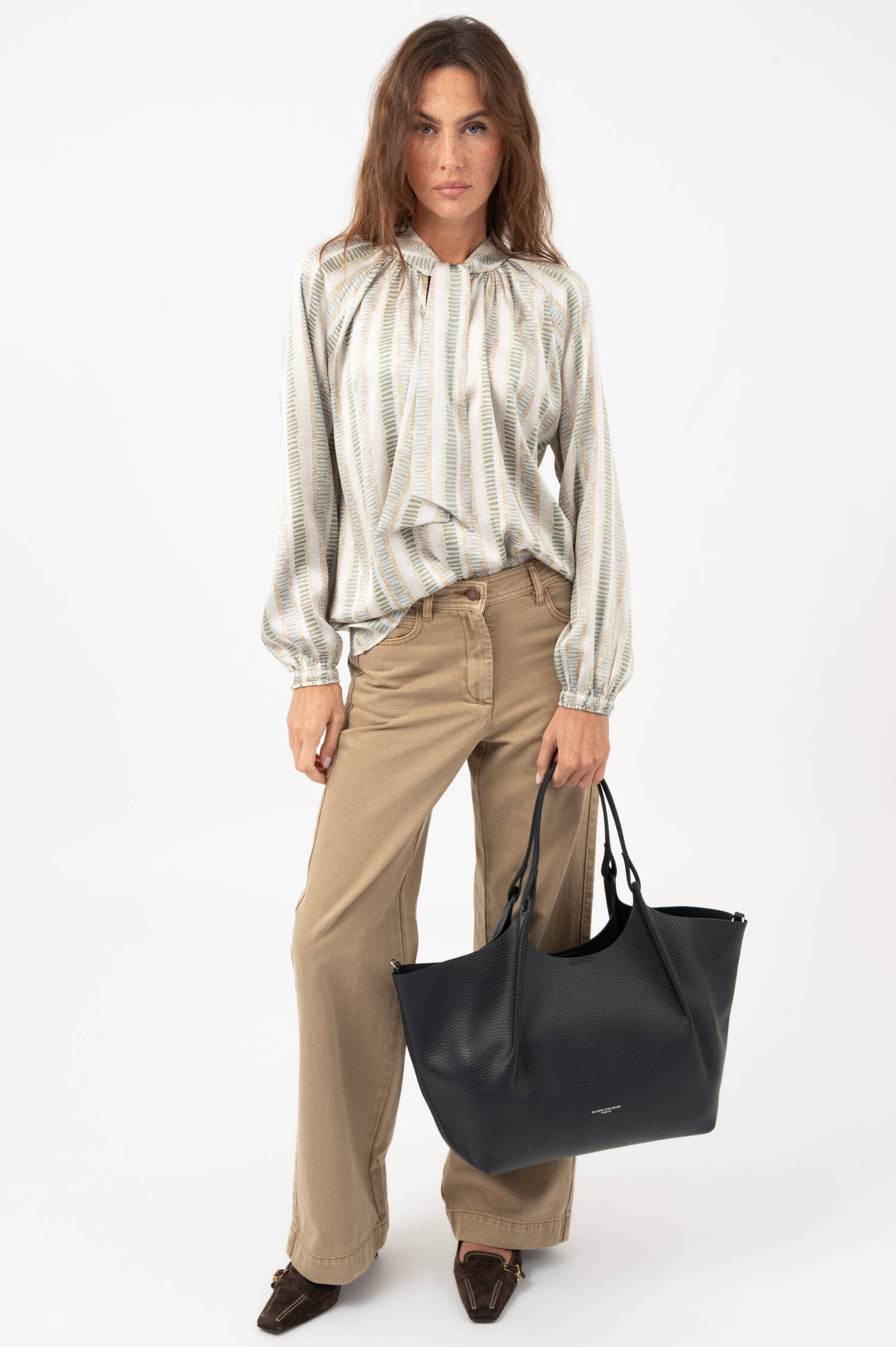 Wide-Leg-Jeans in Camel Wide-Leg-Jeans in Camel