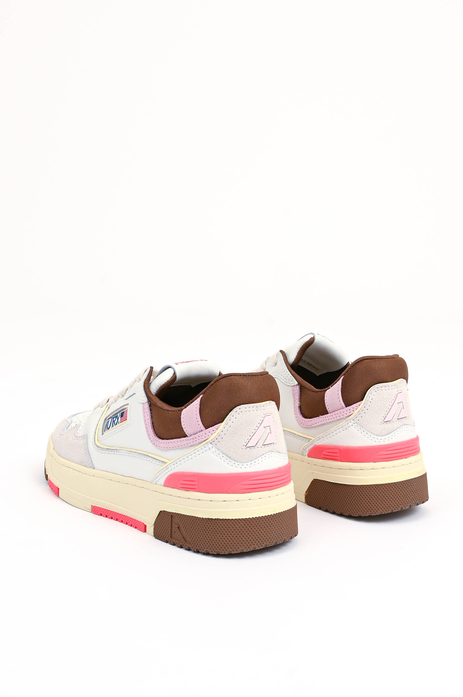 Sneaker CCL LOW in Weiß/Braun/Pink