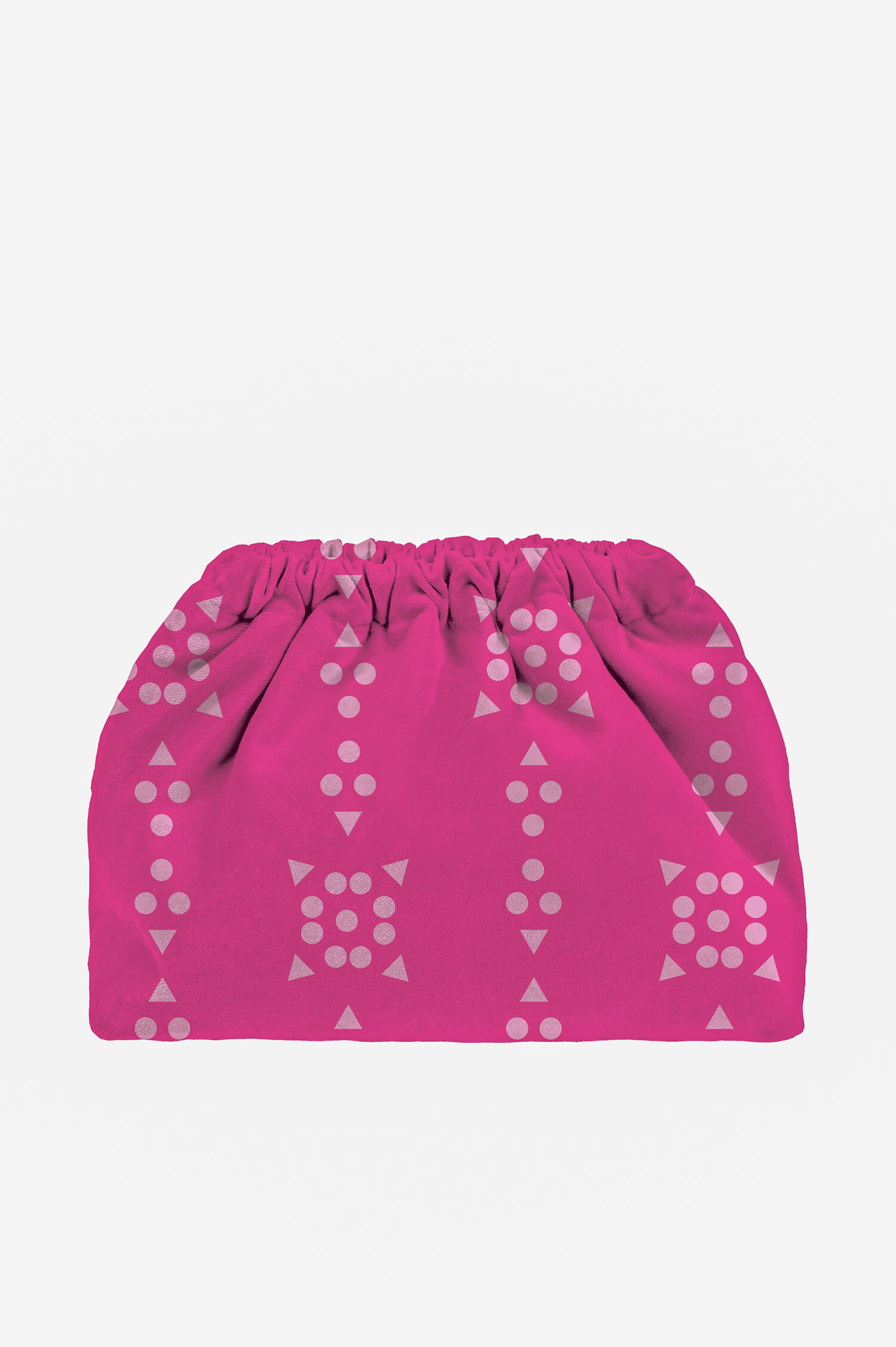 Patterned Clutch in Pink/Rosa