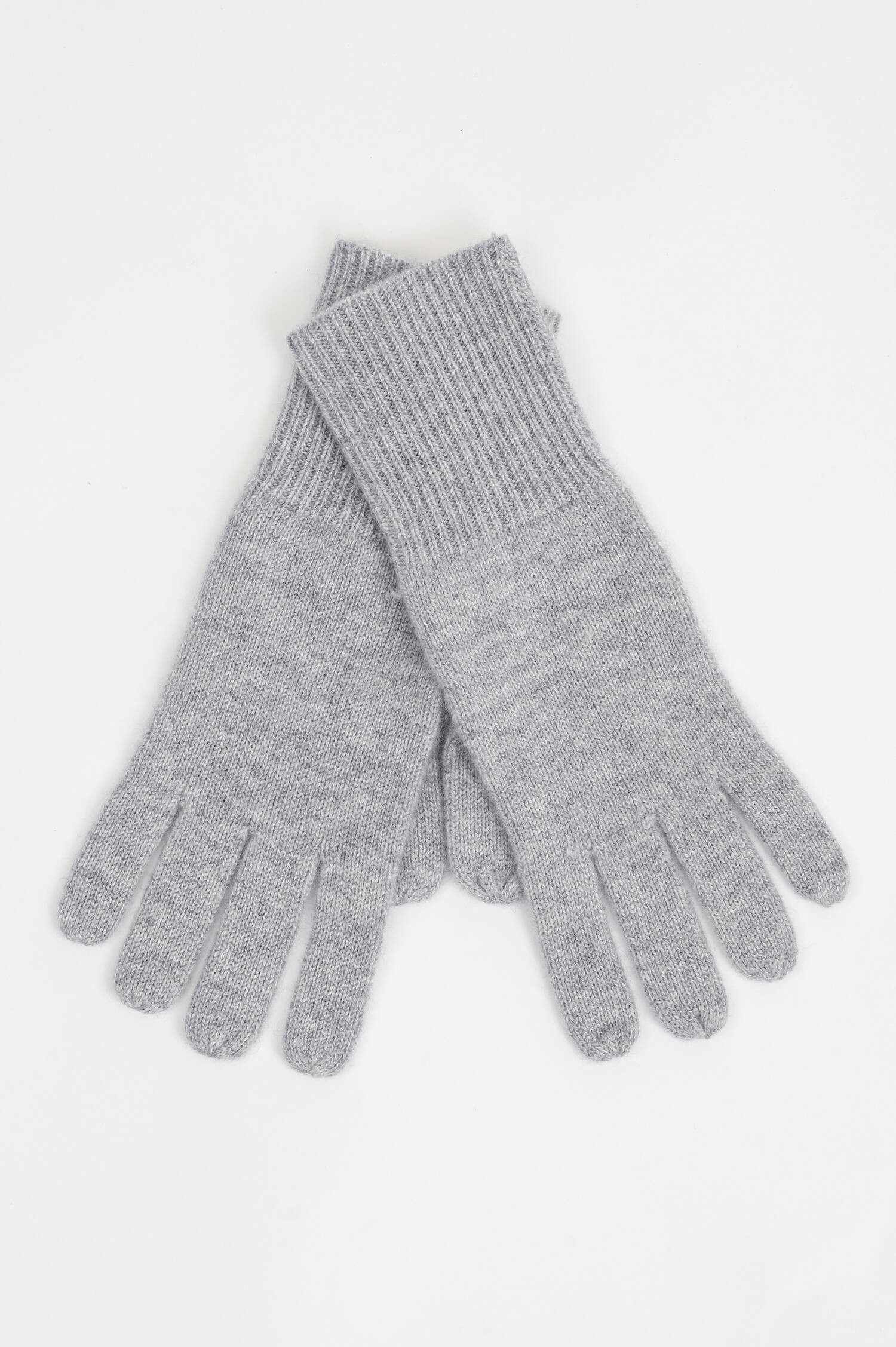  Cashmere Handschuhe in Hellgrau