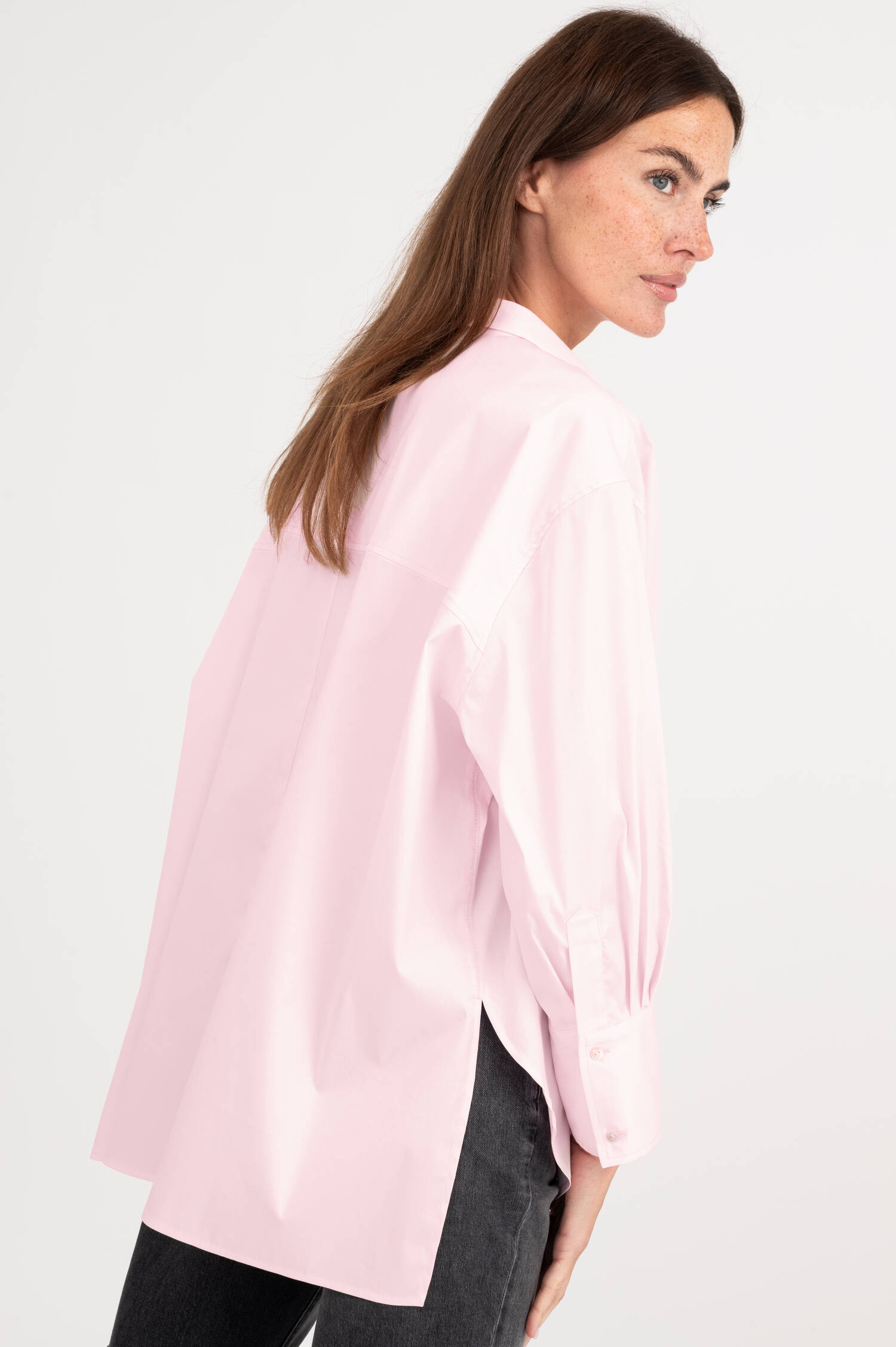 Oversize Bluse in Rosa Oversize Bluse in Rosa