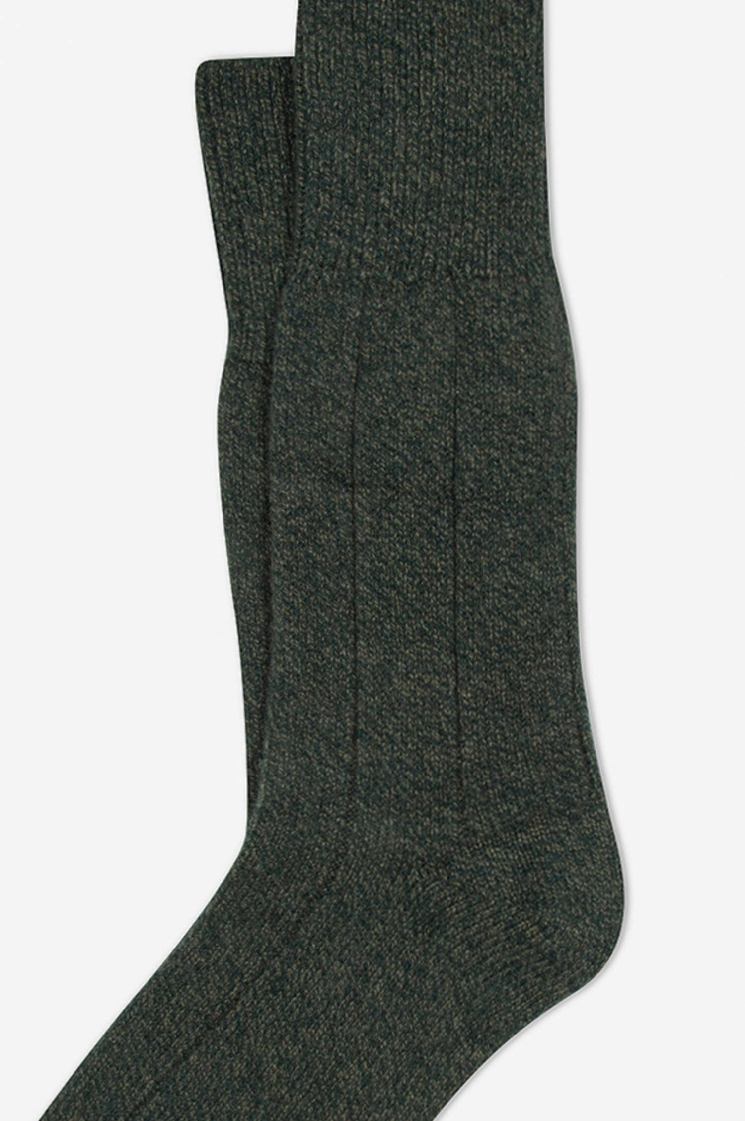 Socken ECOCASHMERE in Dunkelgrün