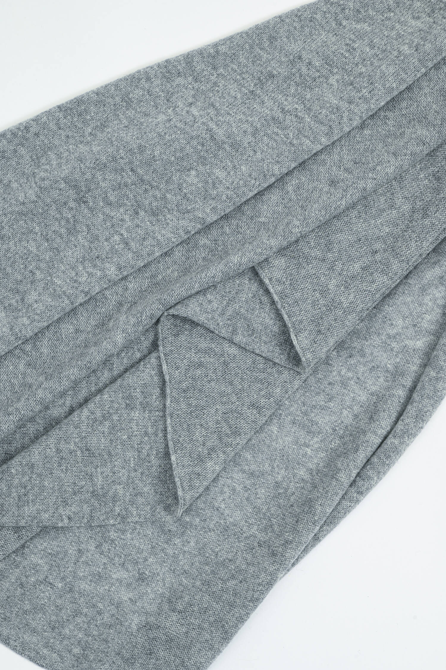 Cashmere-Schal in Grau 