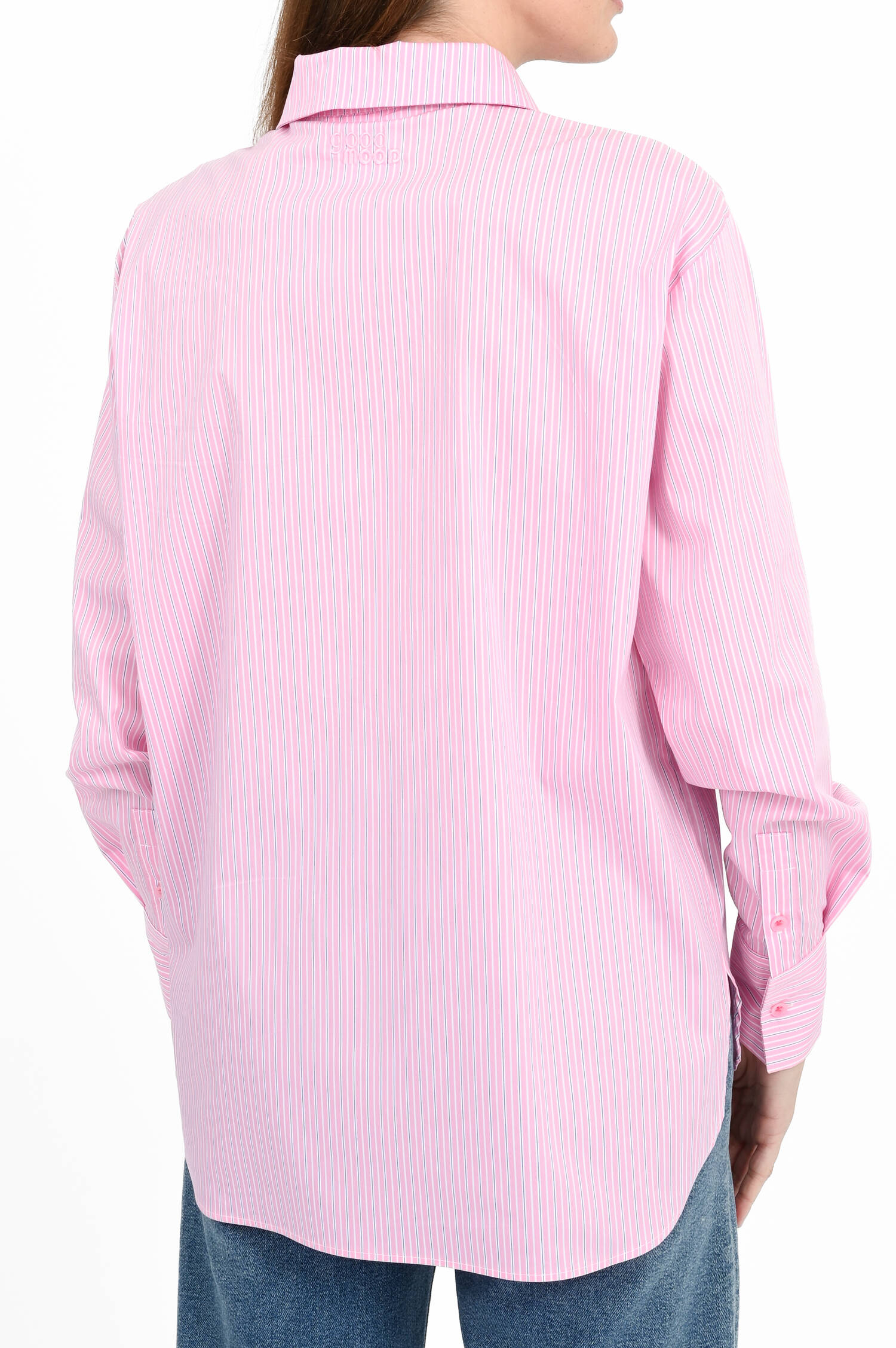 Gestreifte Bluse in Blossompink Gestreifte Bluse in Blossompink