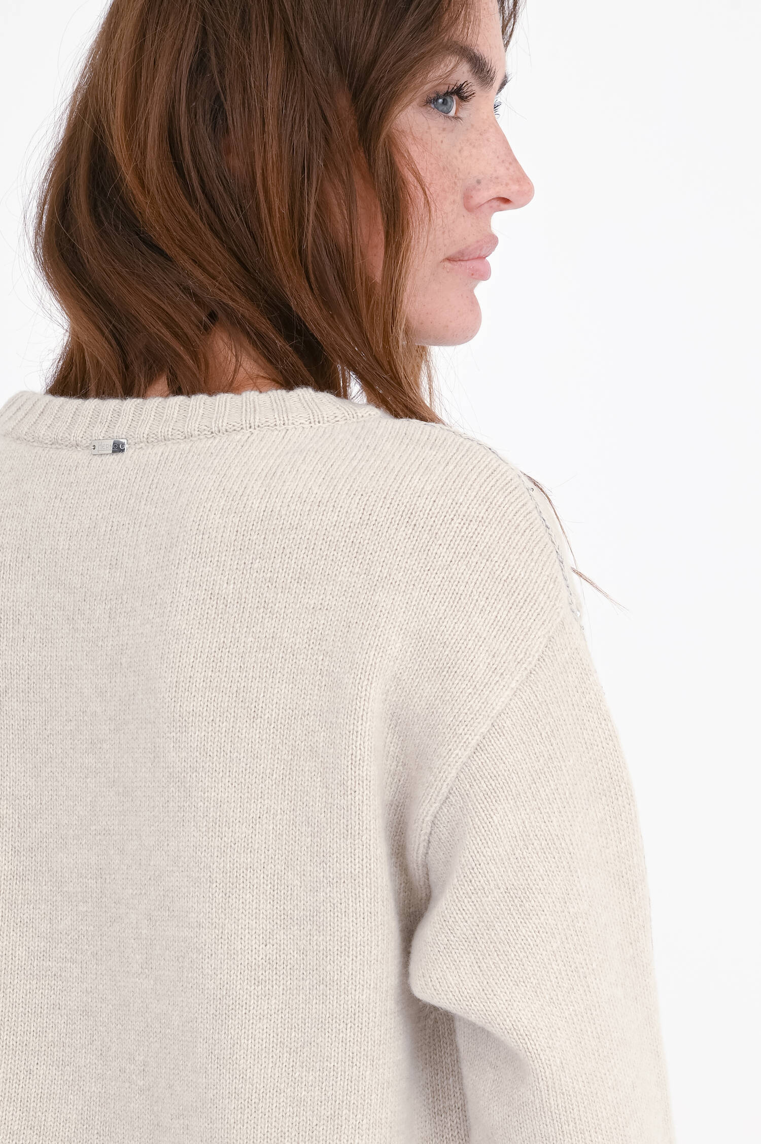 Jeans GILLIAN mit ausgestelltem Bein in Dark Grey