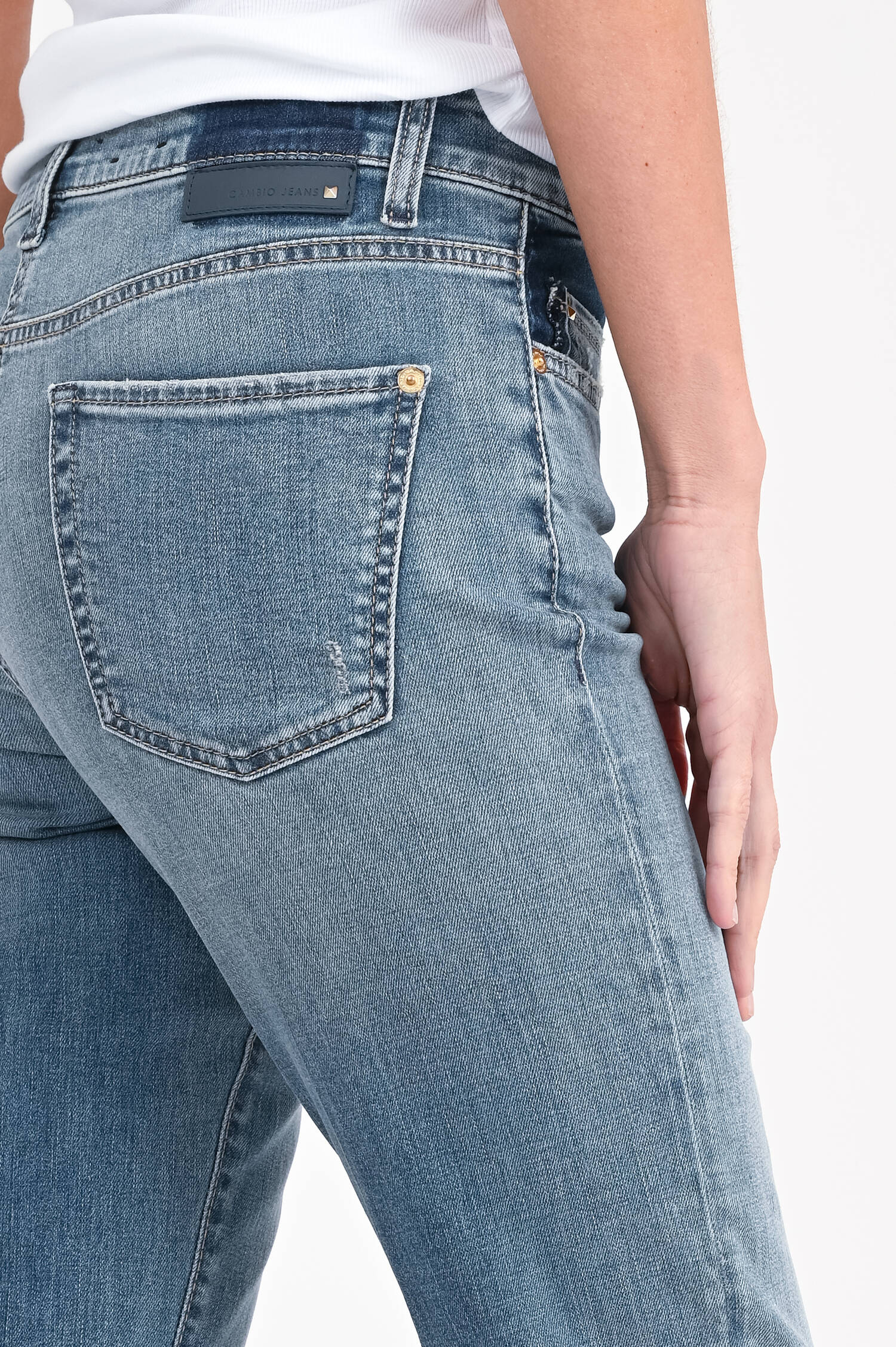 Flared Jeans PARIS in Mittelblau Flared Jeans PARIS in Mittelblau
