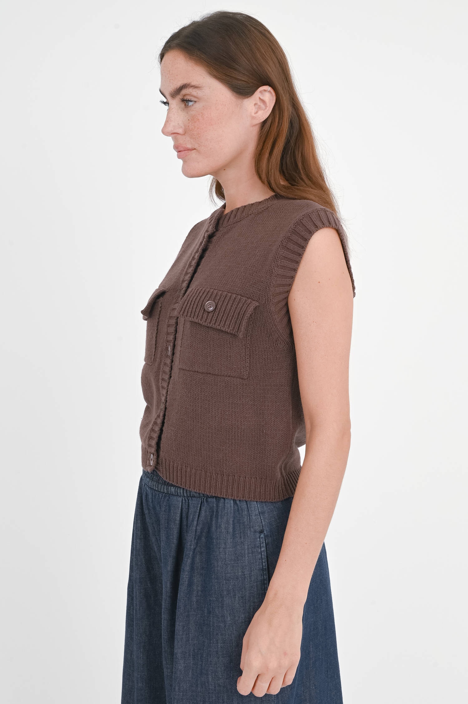 Weste/Pullunder CAPRARA in Chocolate Weste/Pullunder CAPRARA in Chocolate