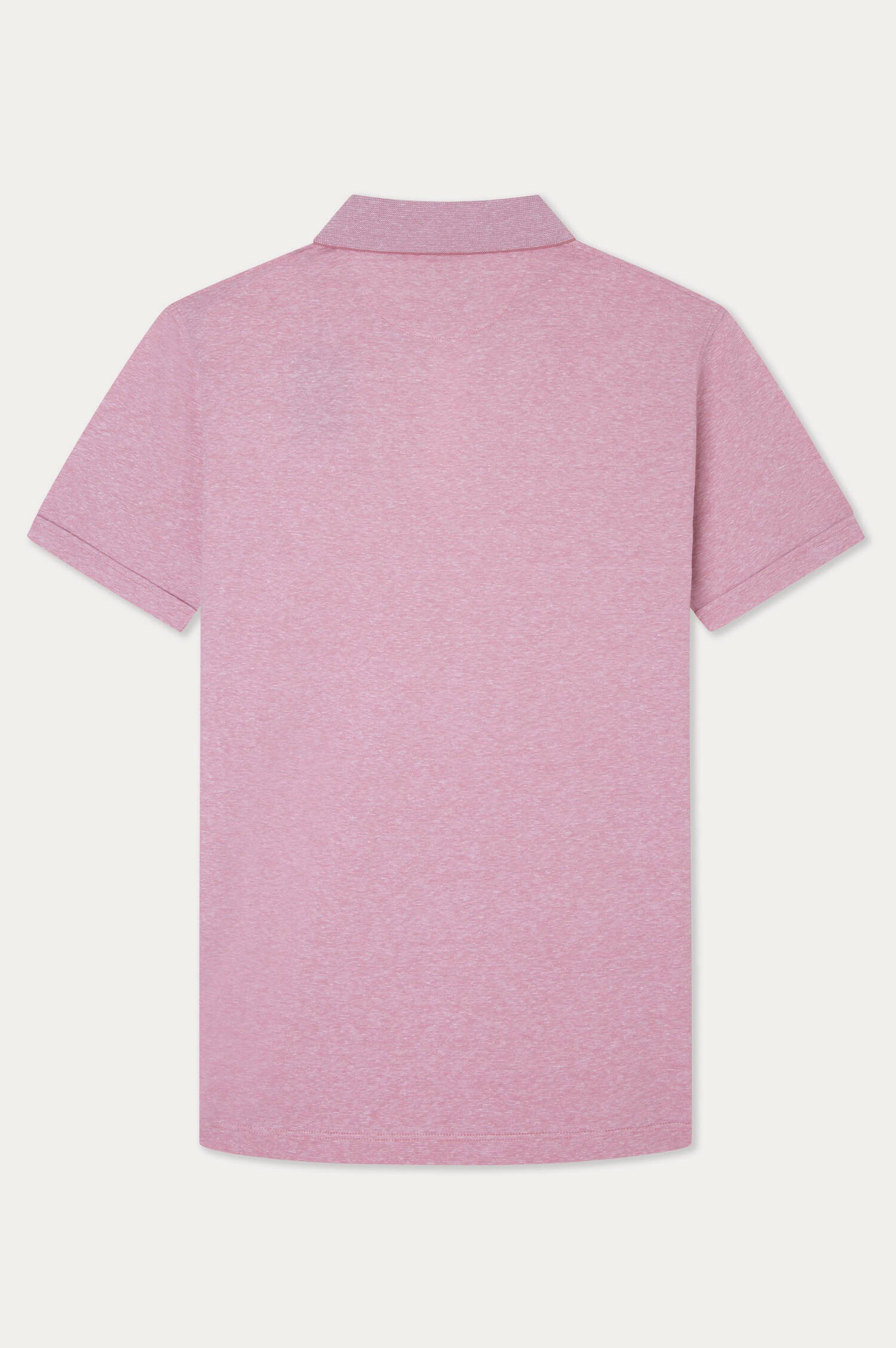 Poloshirt in Rosa meliert