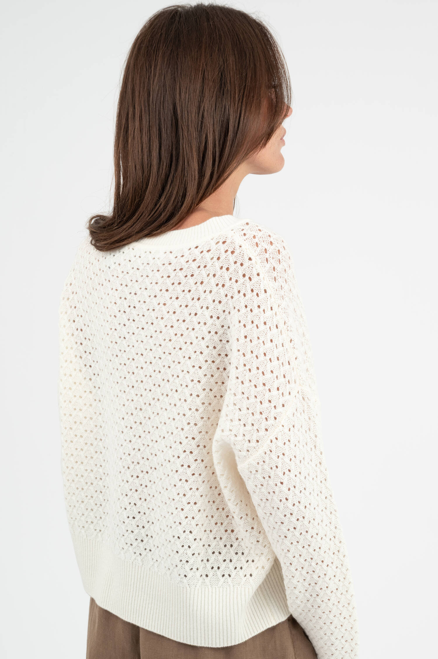 Strickpullover in Weiß Strickpullover in Weiß