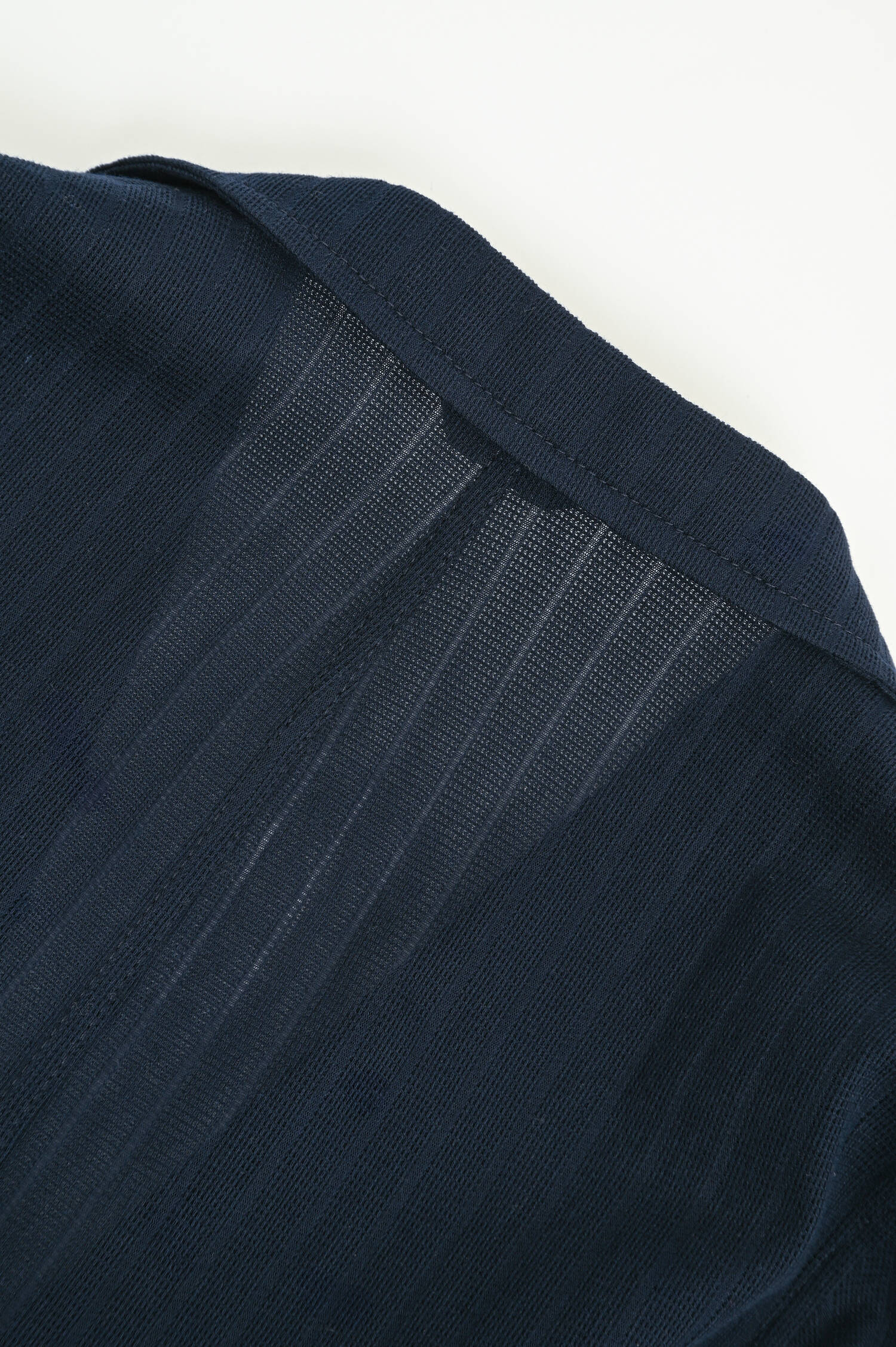 Semitransparentes Sakko in Navy gestreift