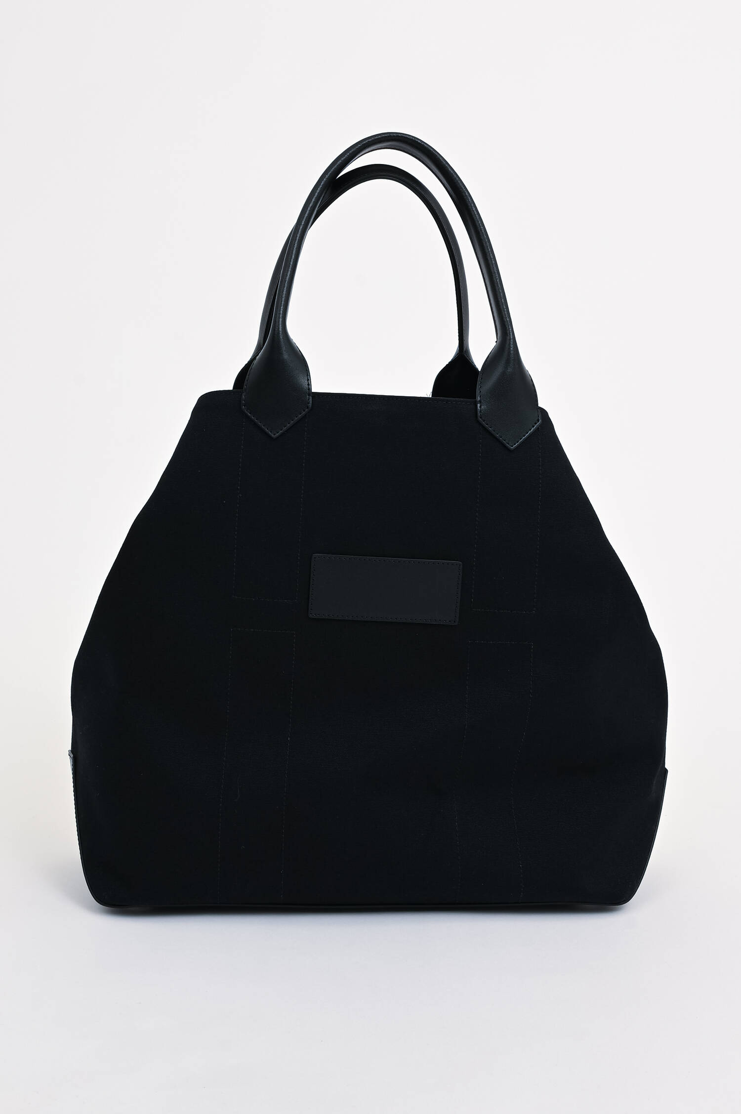 Shopper "Grande" in Schwarz/Weiß