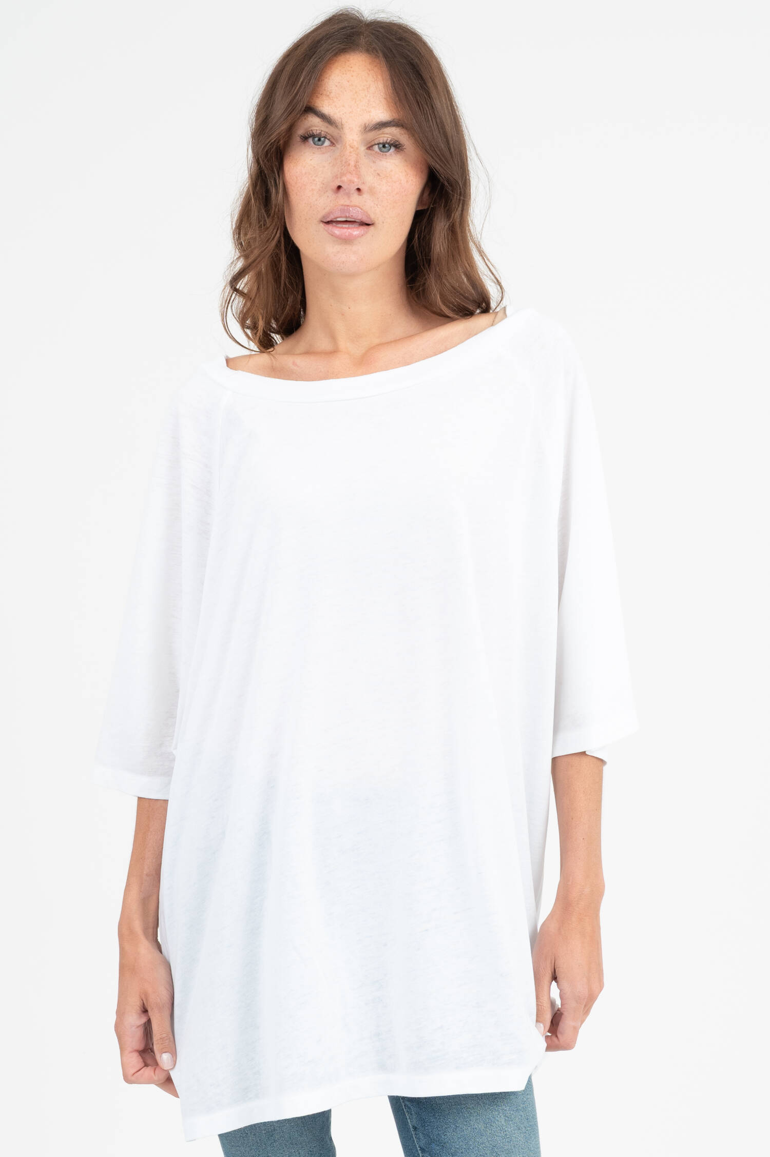 Oversize T-Shirt GEILO in Weiß Oversize T-Shirt GEILO in Weiß
