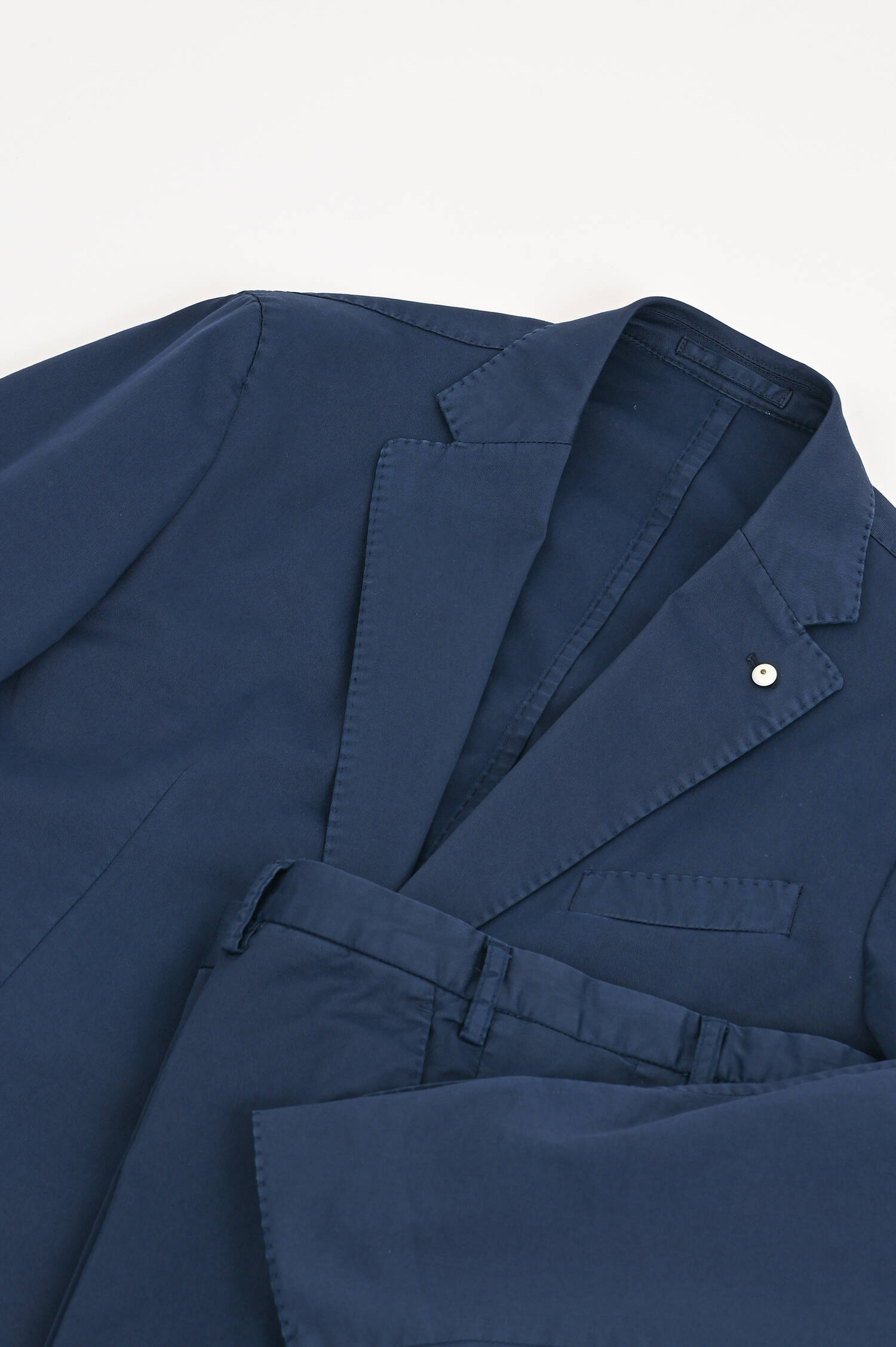 Anzug aus Baumwolle in Navy