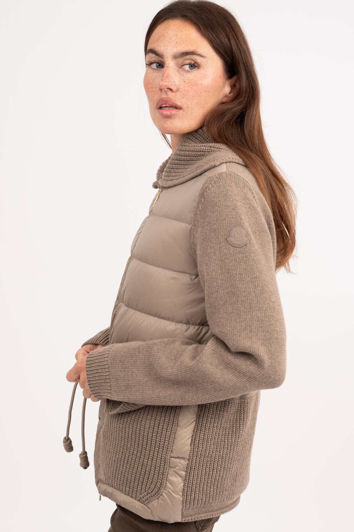 Hybridweste in Taupe
