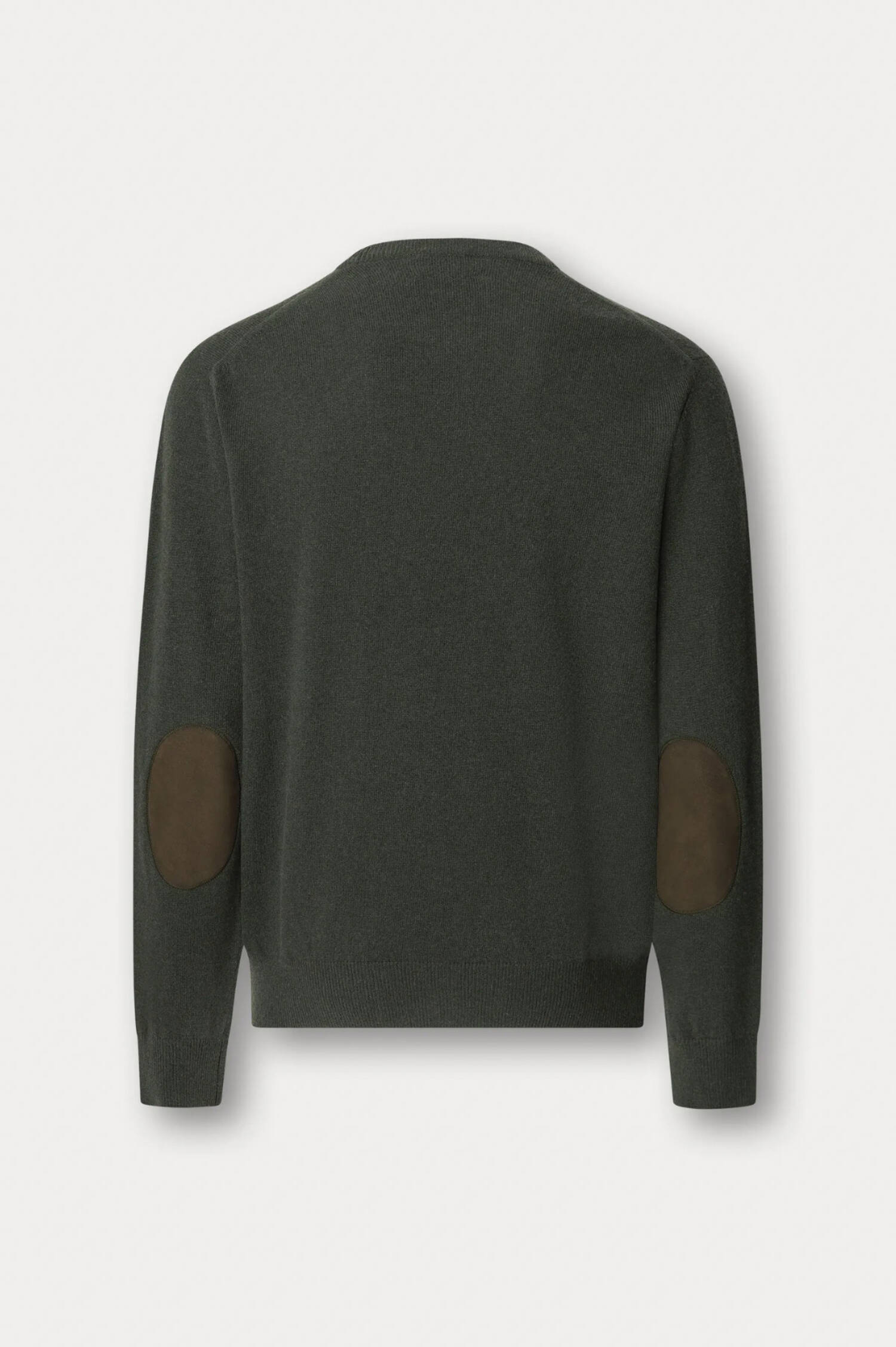 Strickpullover aus Woll-Mix in Dunkelgrün Strickpullover aus Woll-Mix in Dunkelgrün