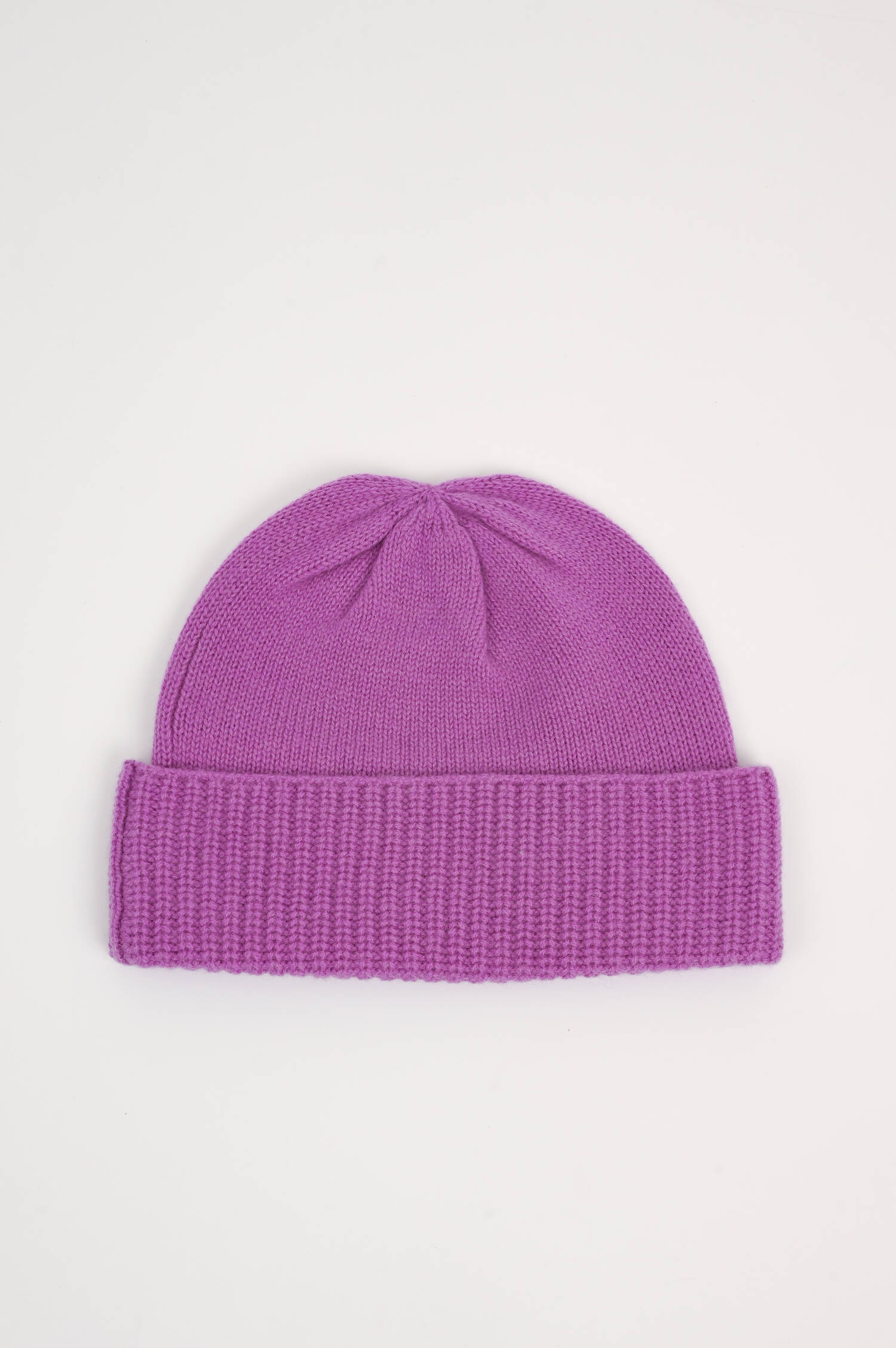 Cashmere Mütze in Lila