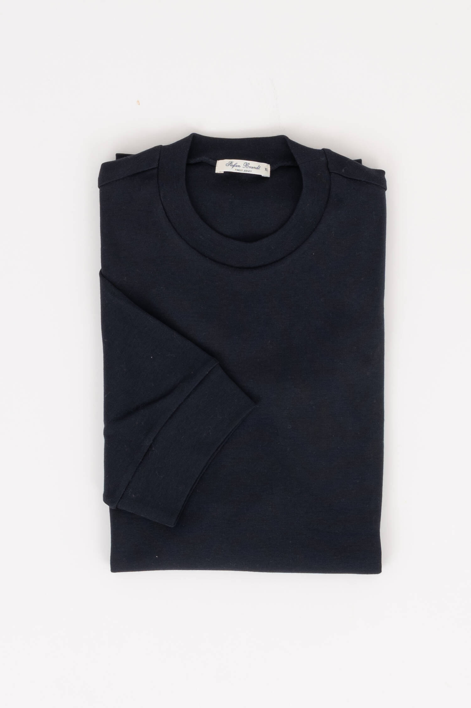 T-Shirt aus Baumwolle in Marineblau
