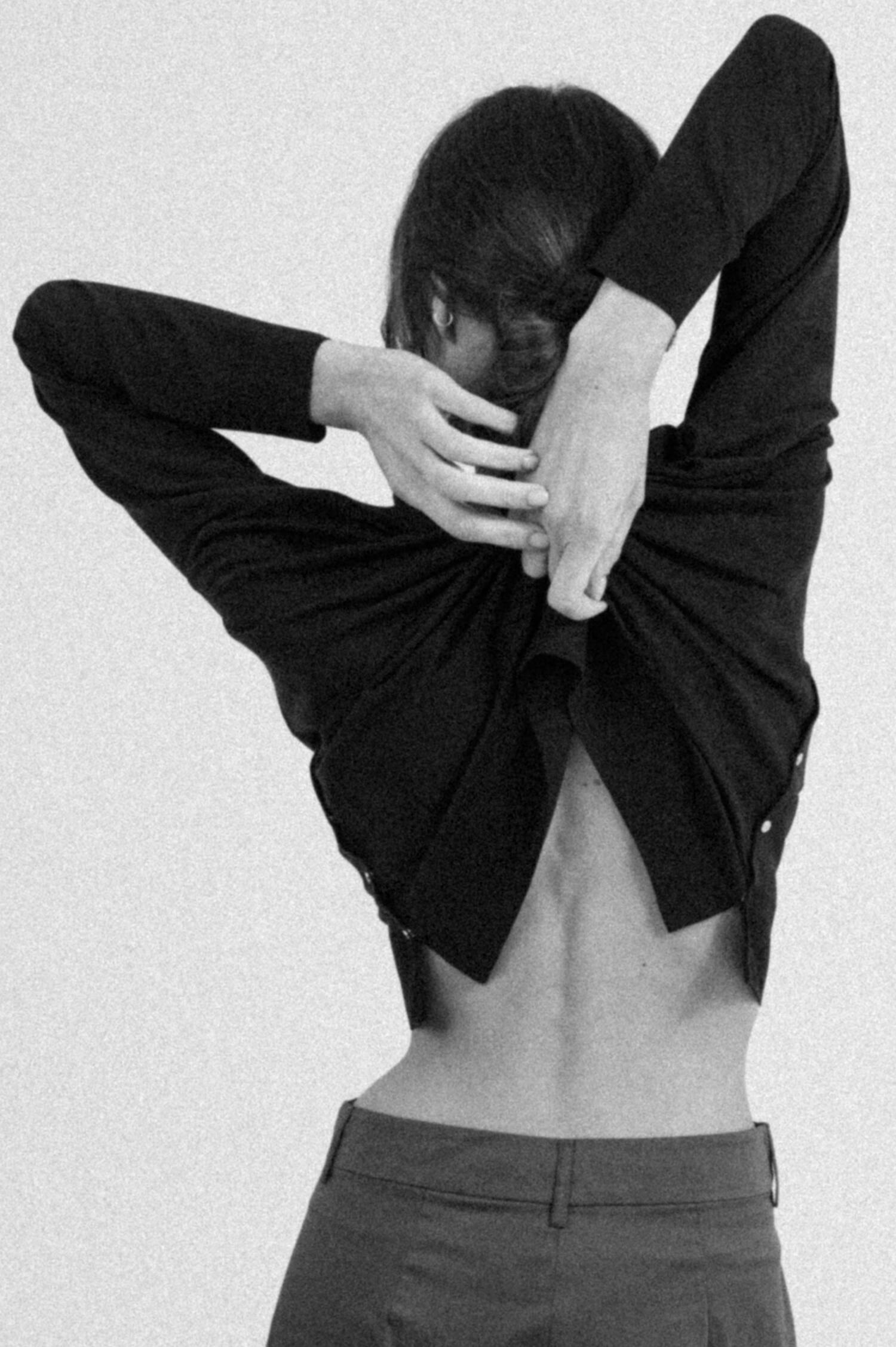 Feinstrick Pullover in Navy