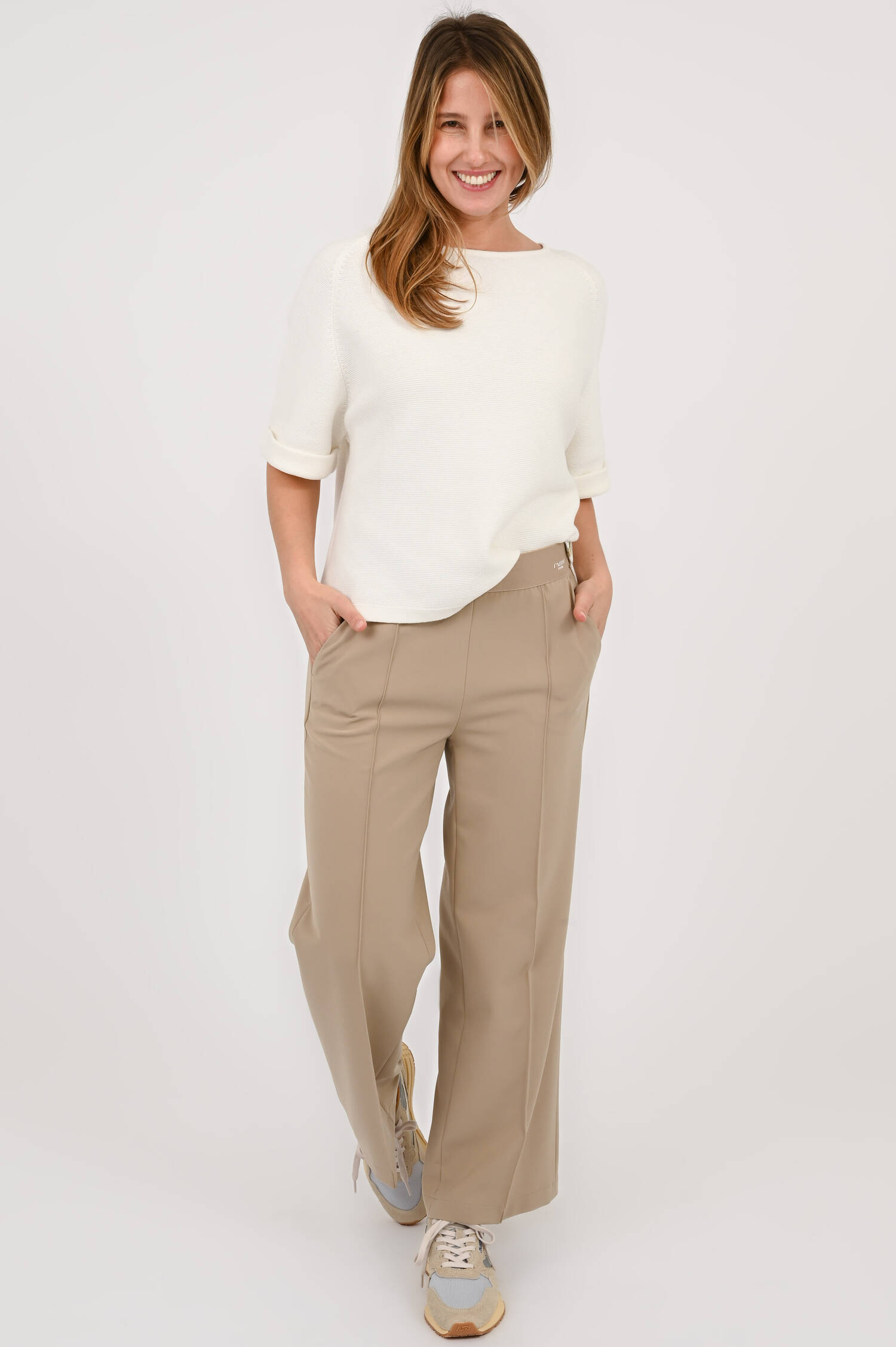 Hose CAMERON mit Gummizug in Safari Dust