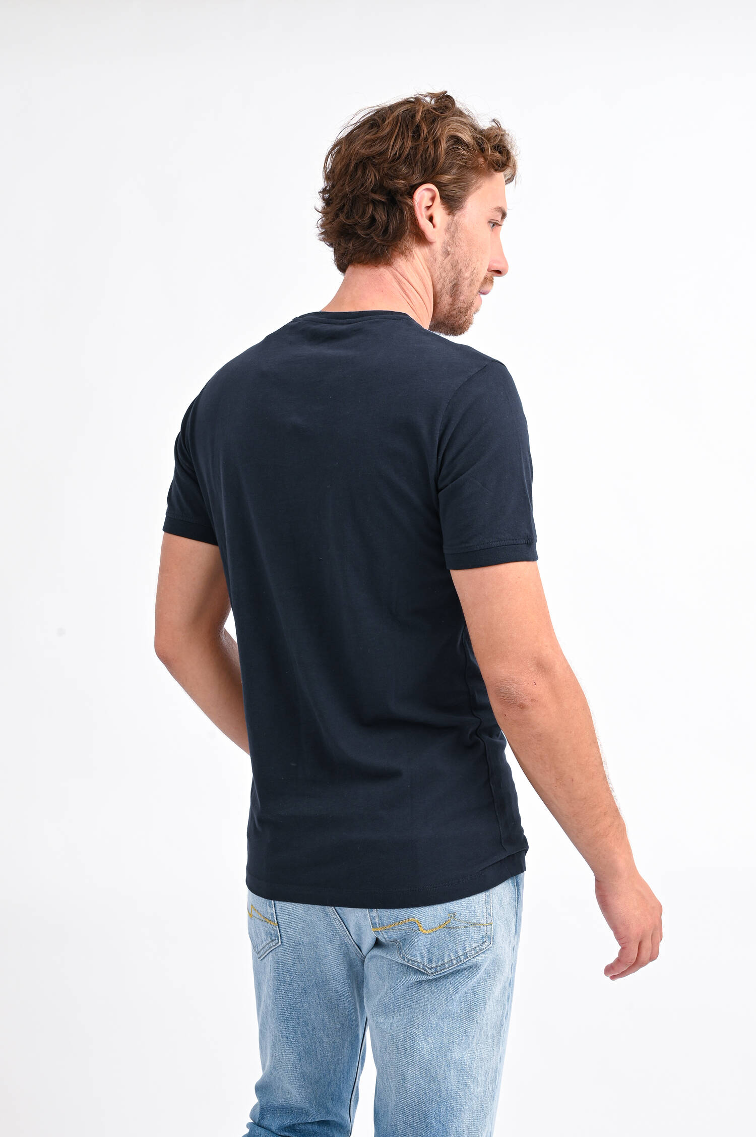 Basic T-Shirt LENN in Navy