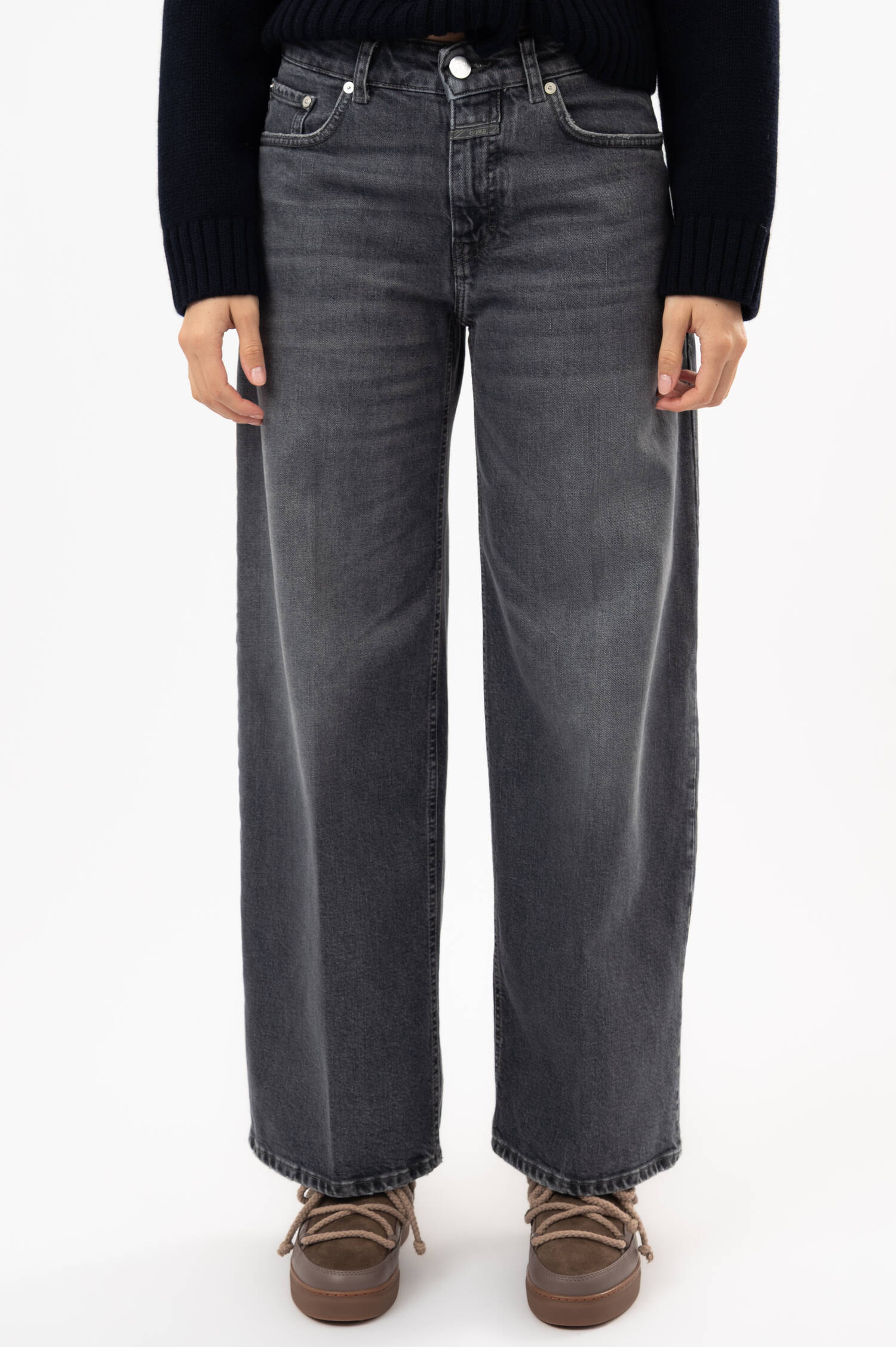 Jeans in Grau Jeans in Grau