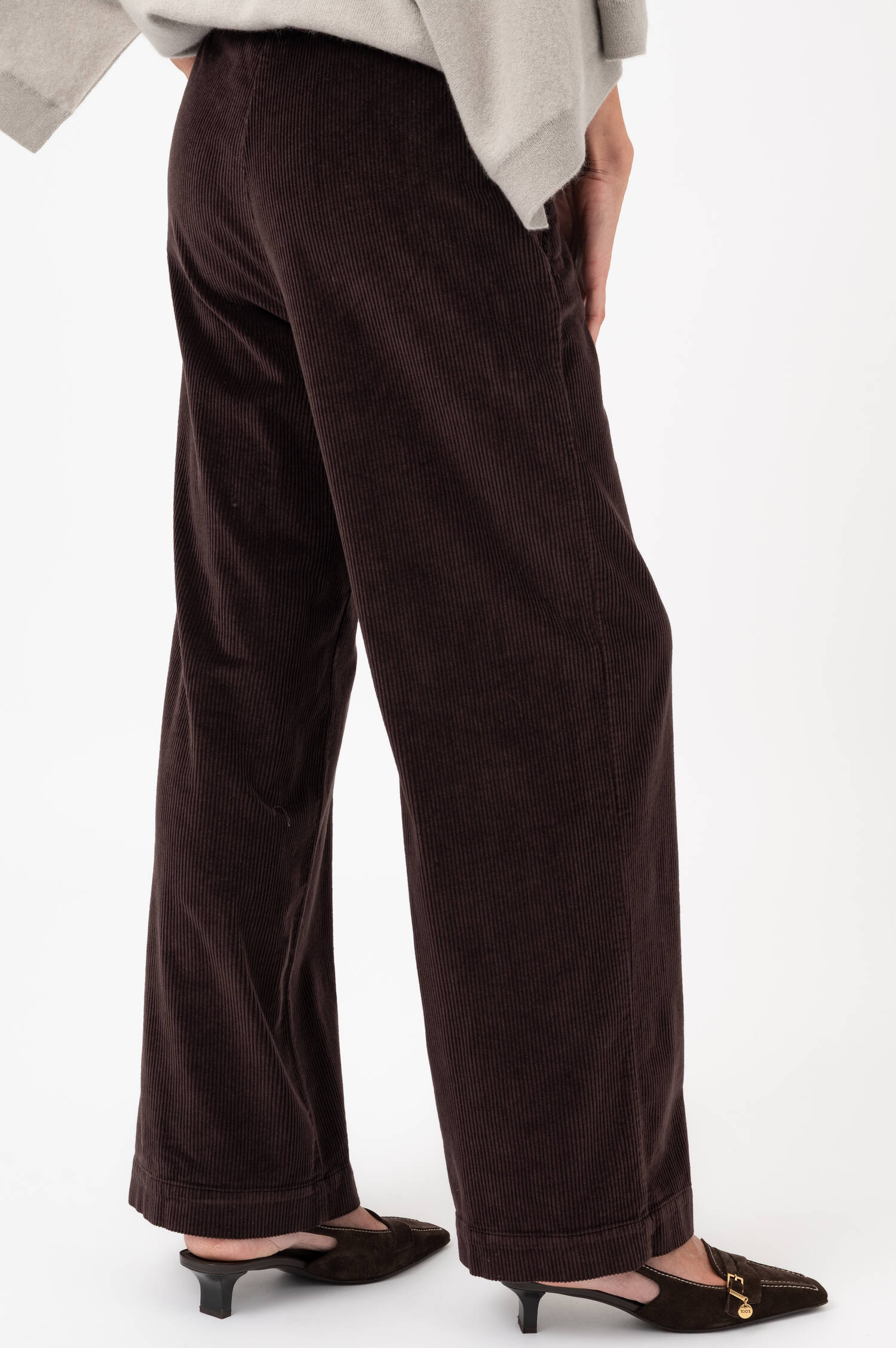 Cordhose in Schokobraun