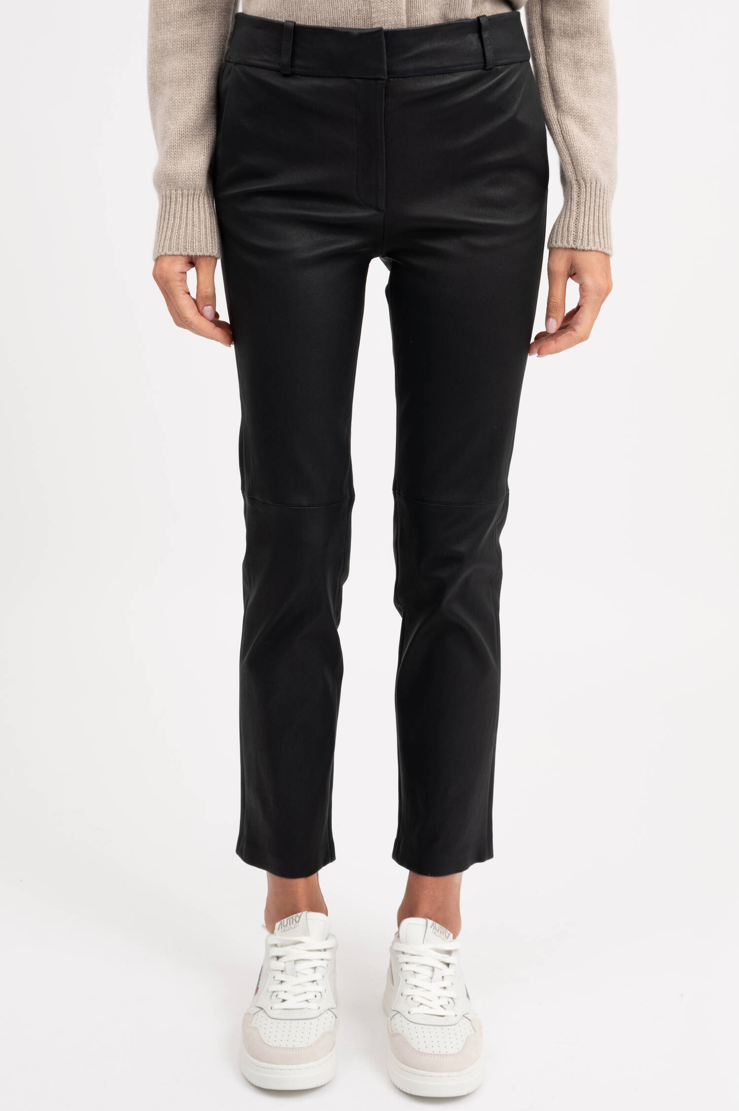 Nappa-Lederhose in Navy Nappa-Lederhose in Navy