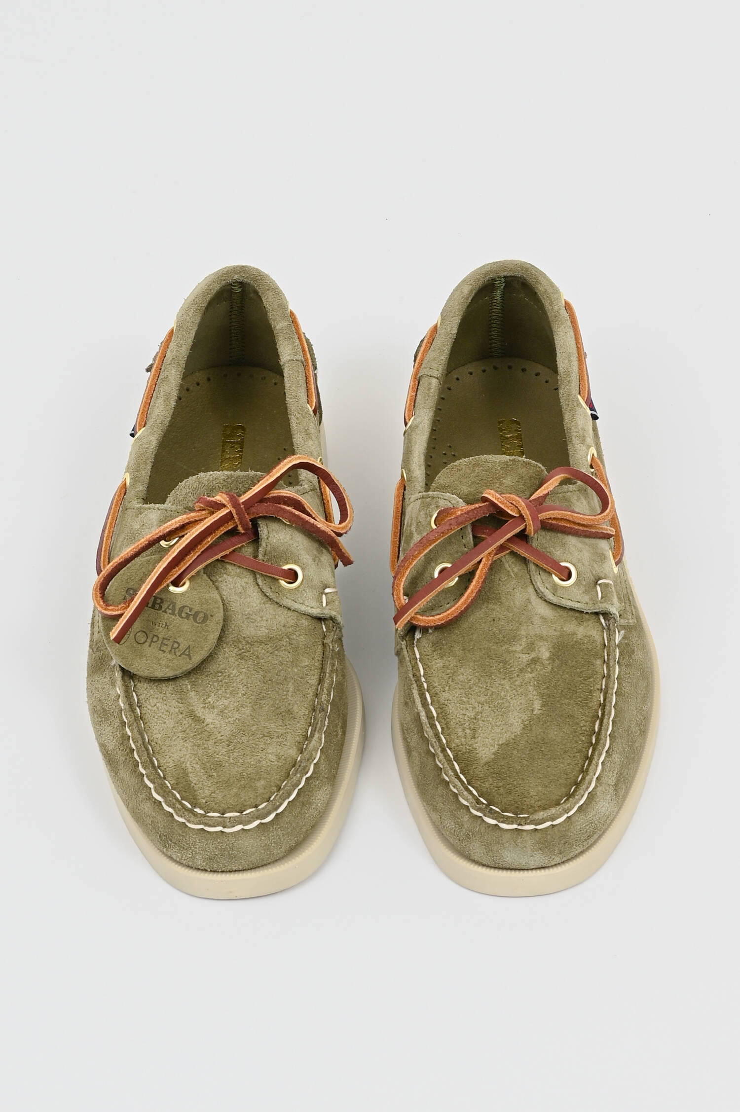 Velourslederschuh PORTLAND ARTISAN in Oliv