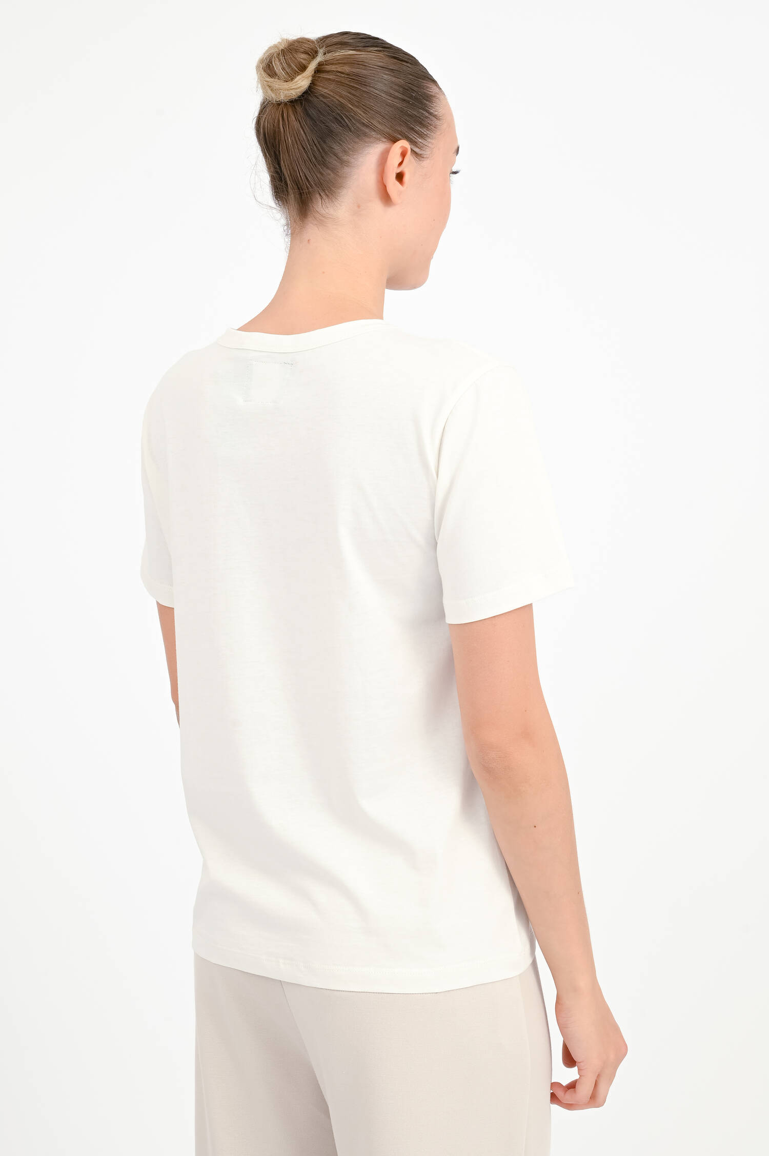 T-Shirt LET´S DANCE in Natur/Rot