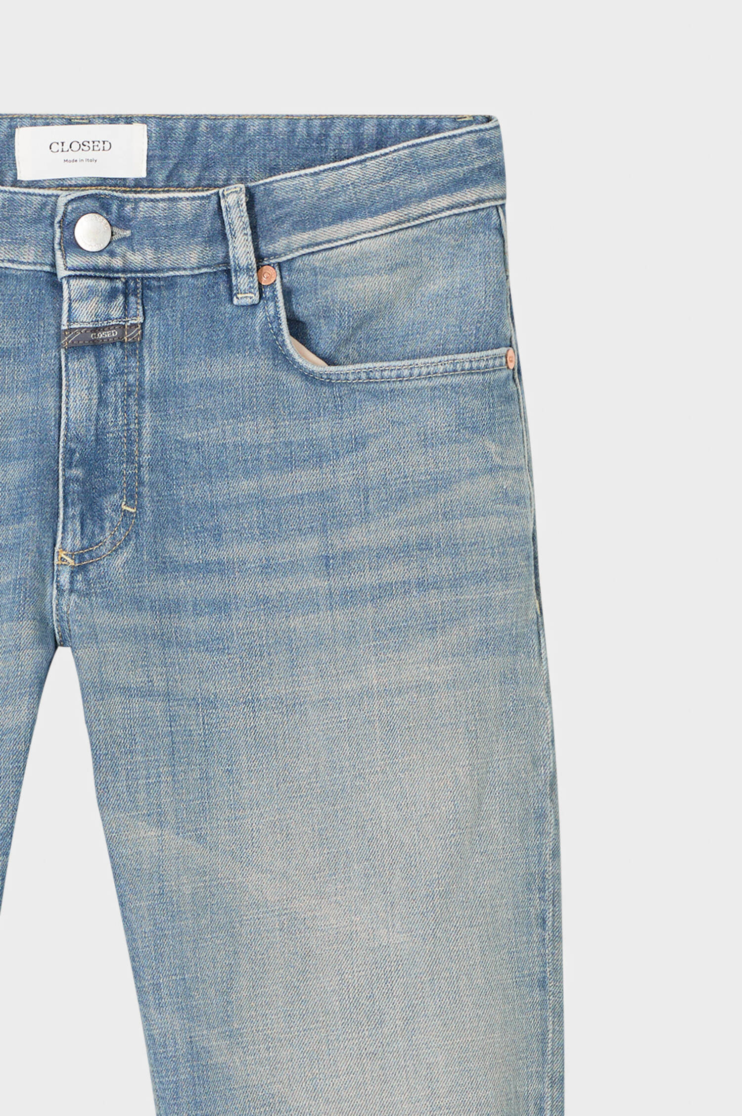 Slim Fit Jeans in Mittelblau