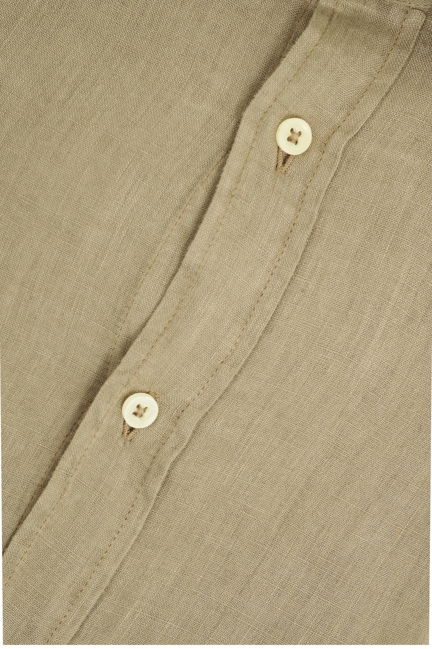 Leinenhemd in Braun