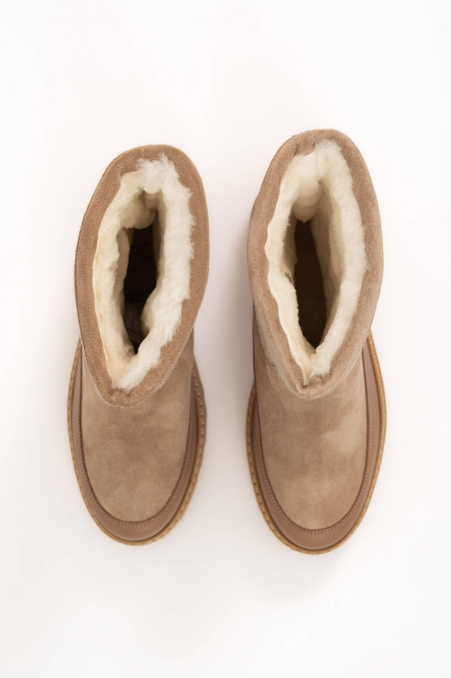 Stiefelette in beige