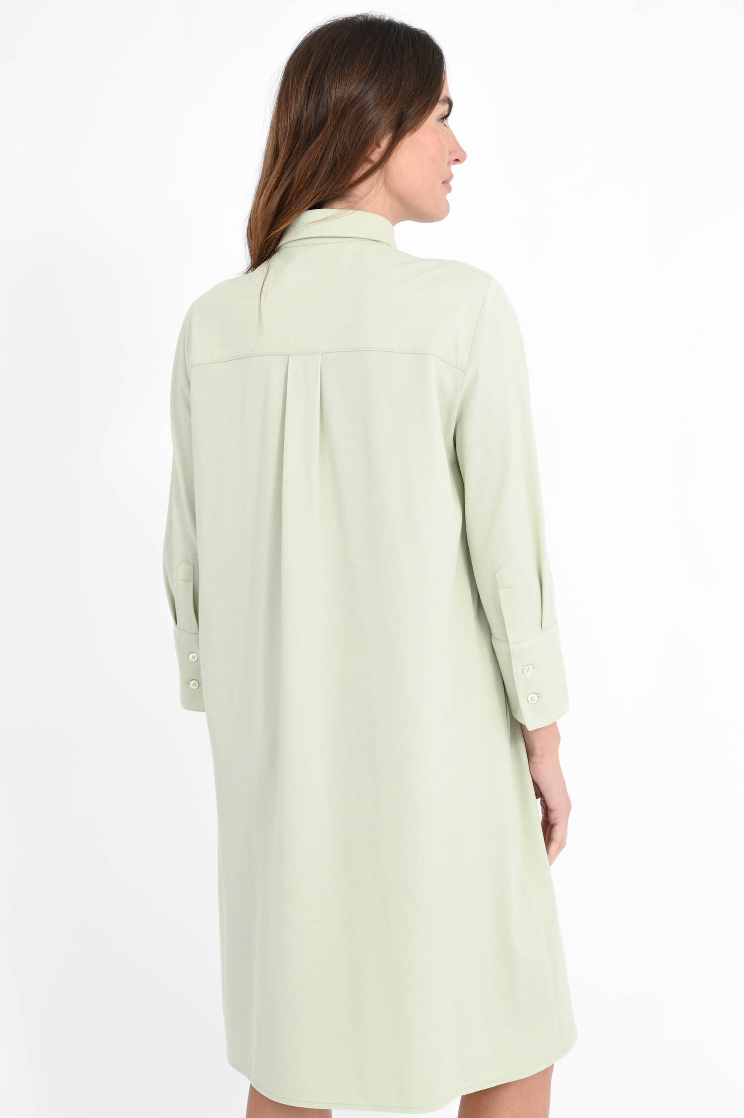 Polokleid mit aufgesetzter Tasche in Powder Green Polokleid mit aufgesetzter Tasche in Powder Green