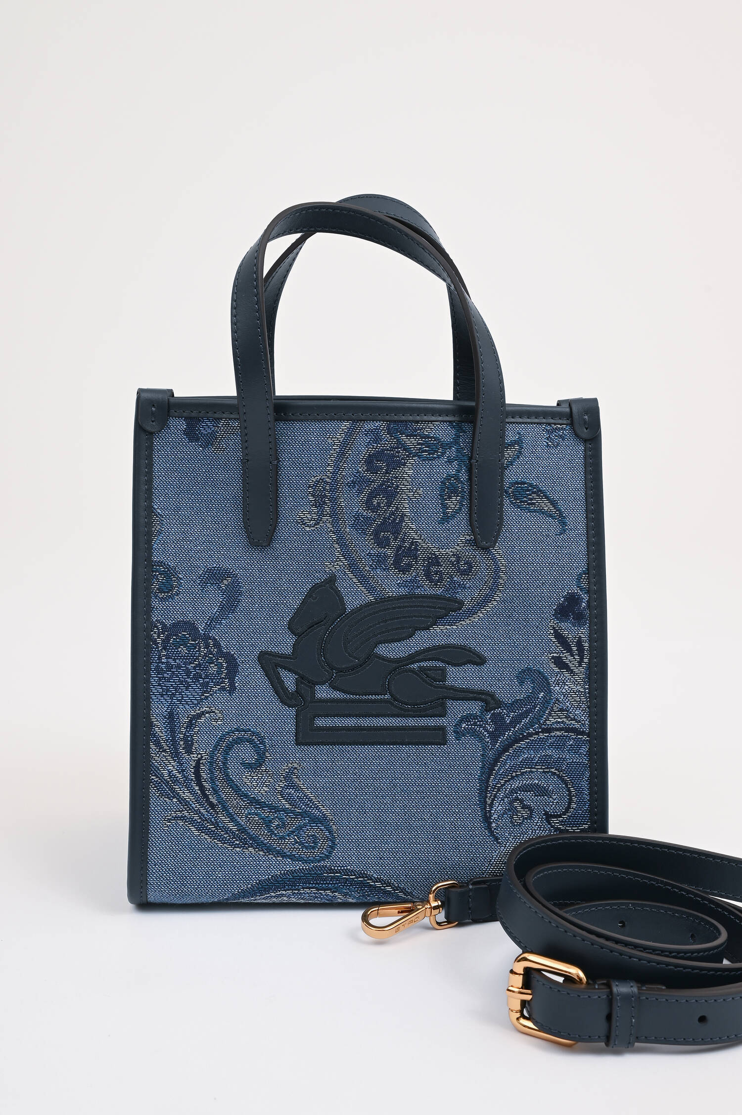 Mittelgroßer Shopper LOVE TROTTER in Blau