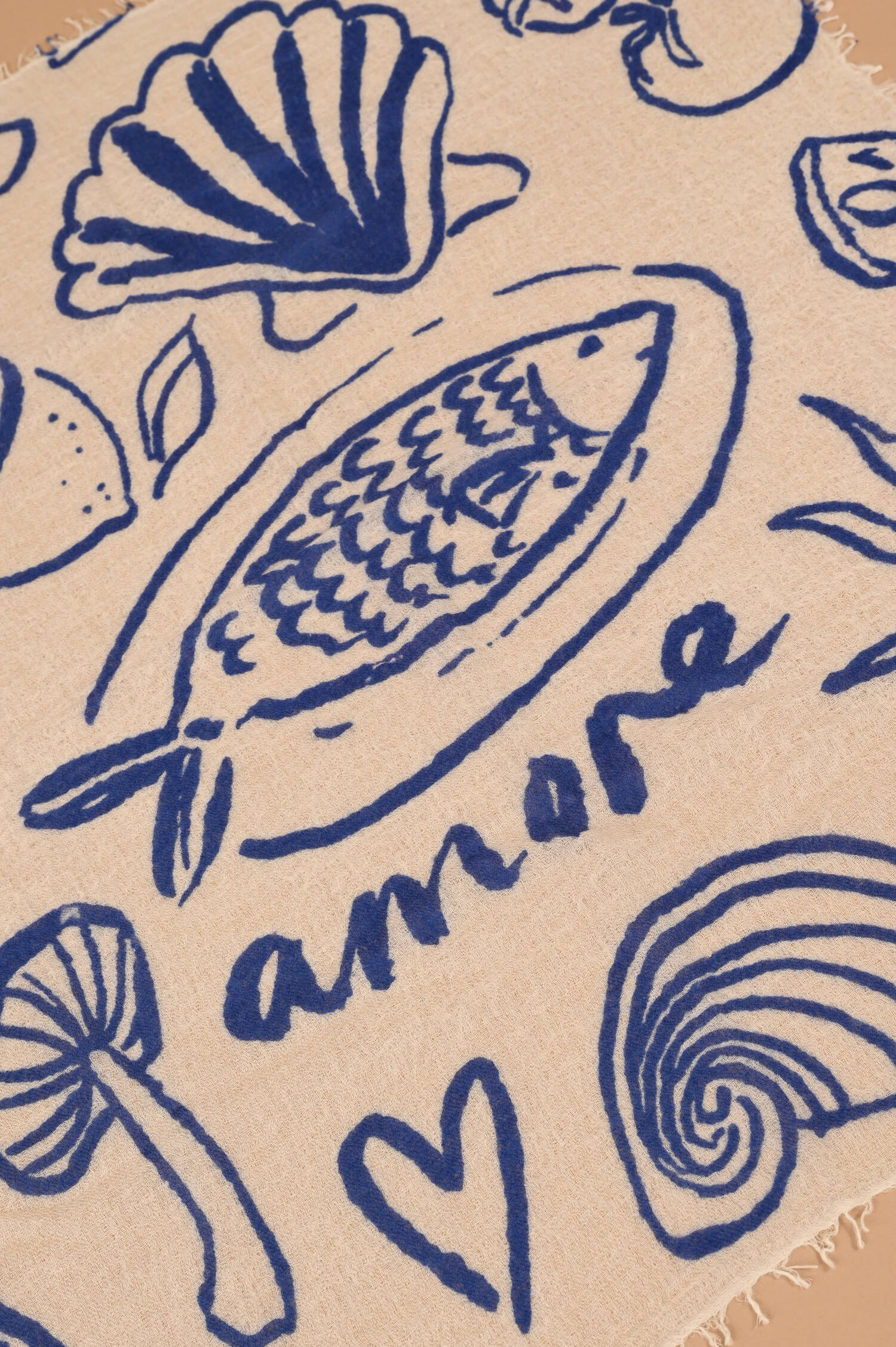 Cashmere Tuch BAN FINE in Blau Cashmere Tuch BAN FINE in Blau