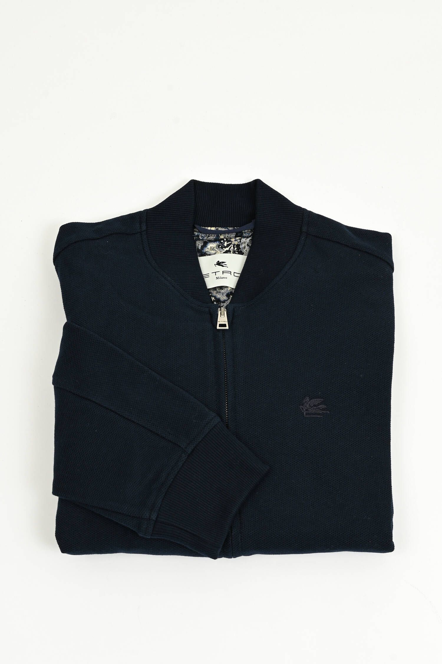 Bomberjacke aus Baumwolle in Navy