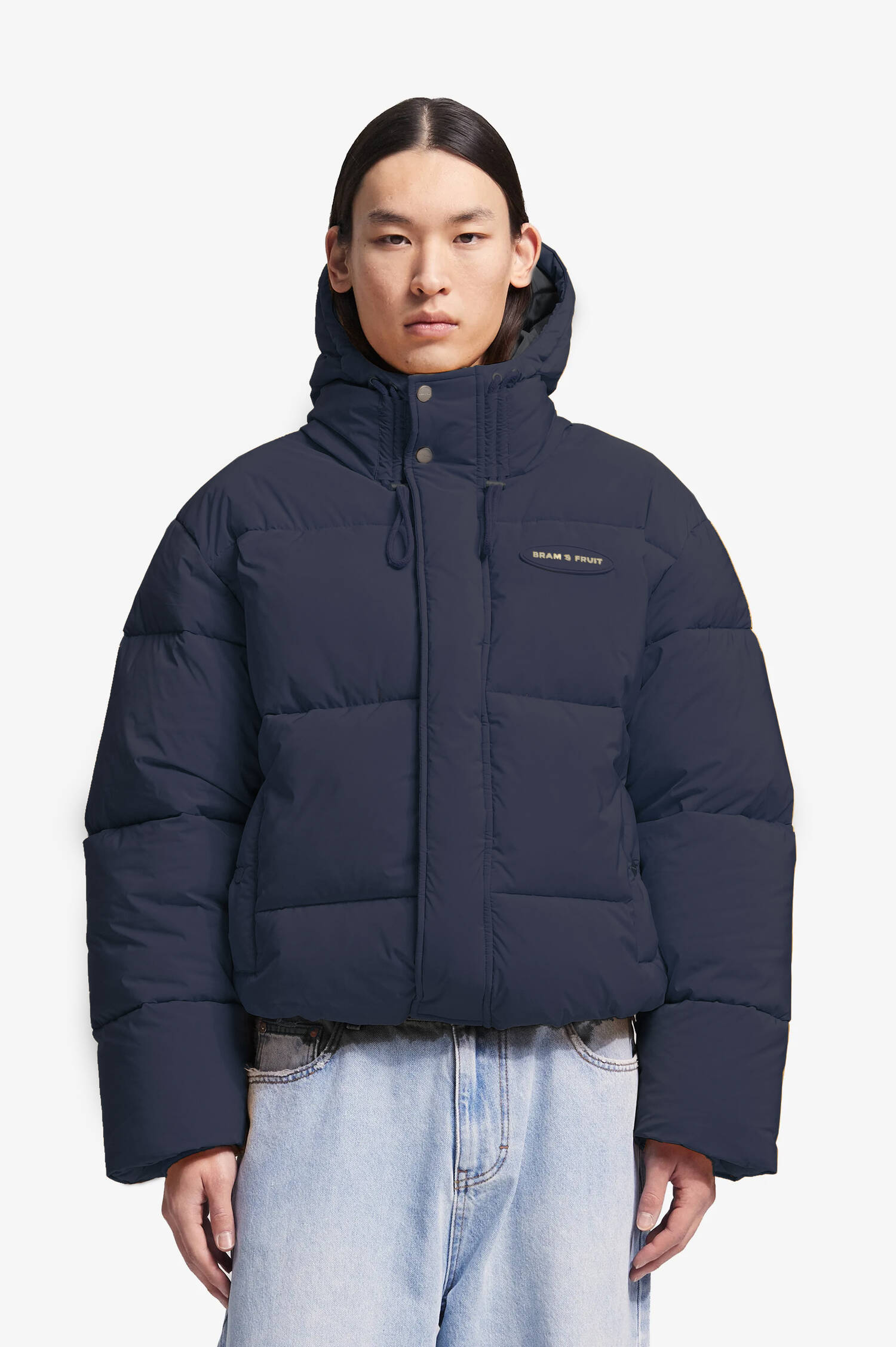 Pufferjacke in Navy