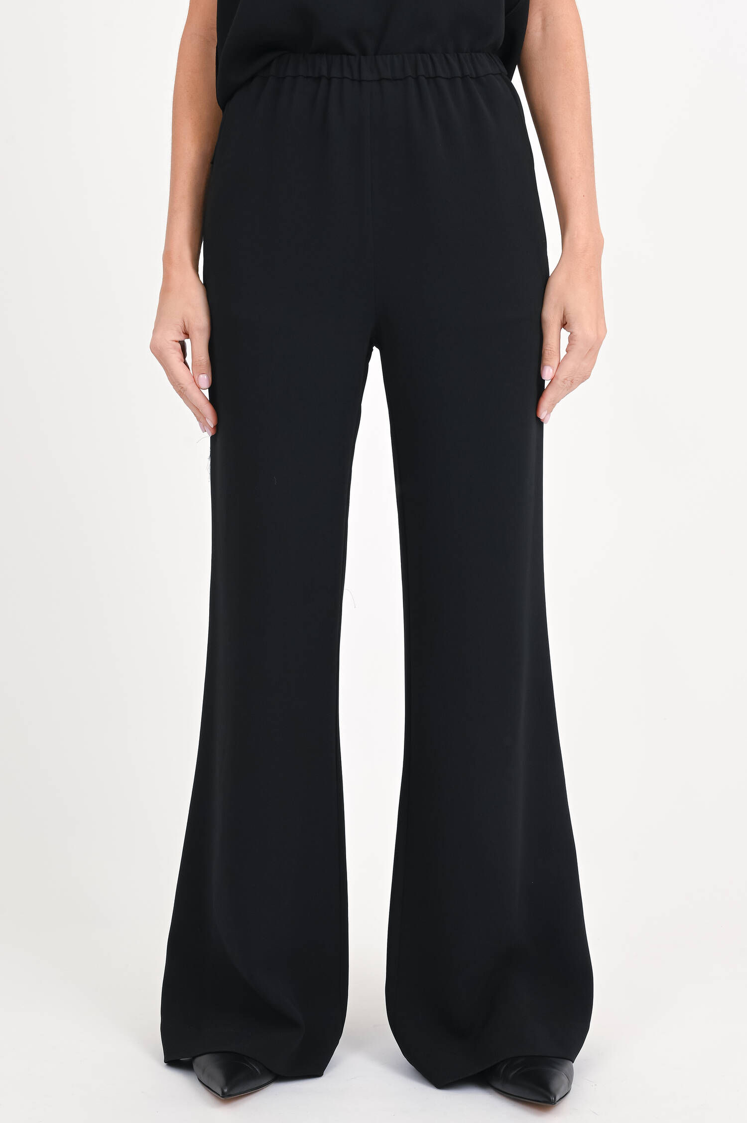 Wide-Leg Hose TABEA in Schwarz