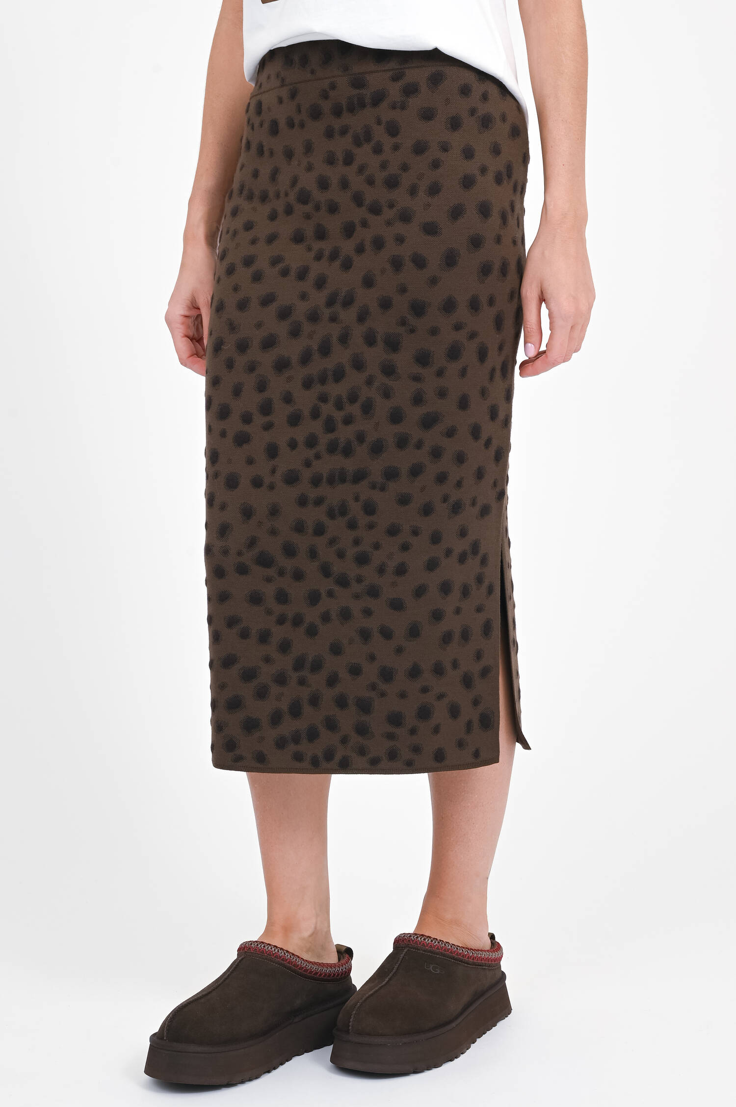 Bleistiftrock mit Animal-Print in Braun Bleistiftrock mit Animal-Print in Braun