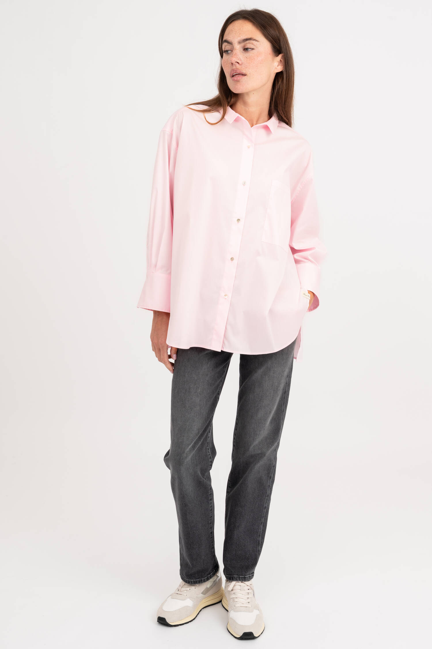 Oversize Bluse in Rosa Oversize Bluse in Rosa