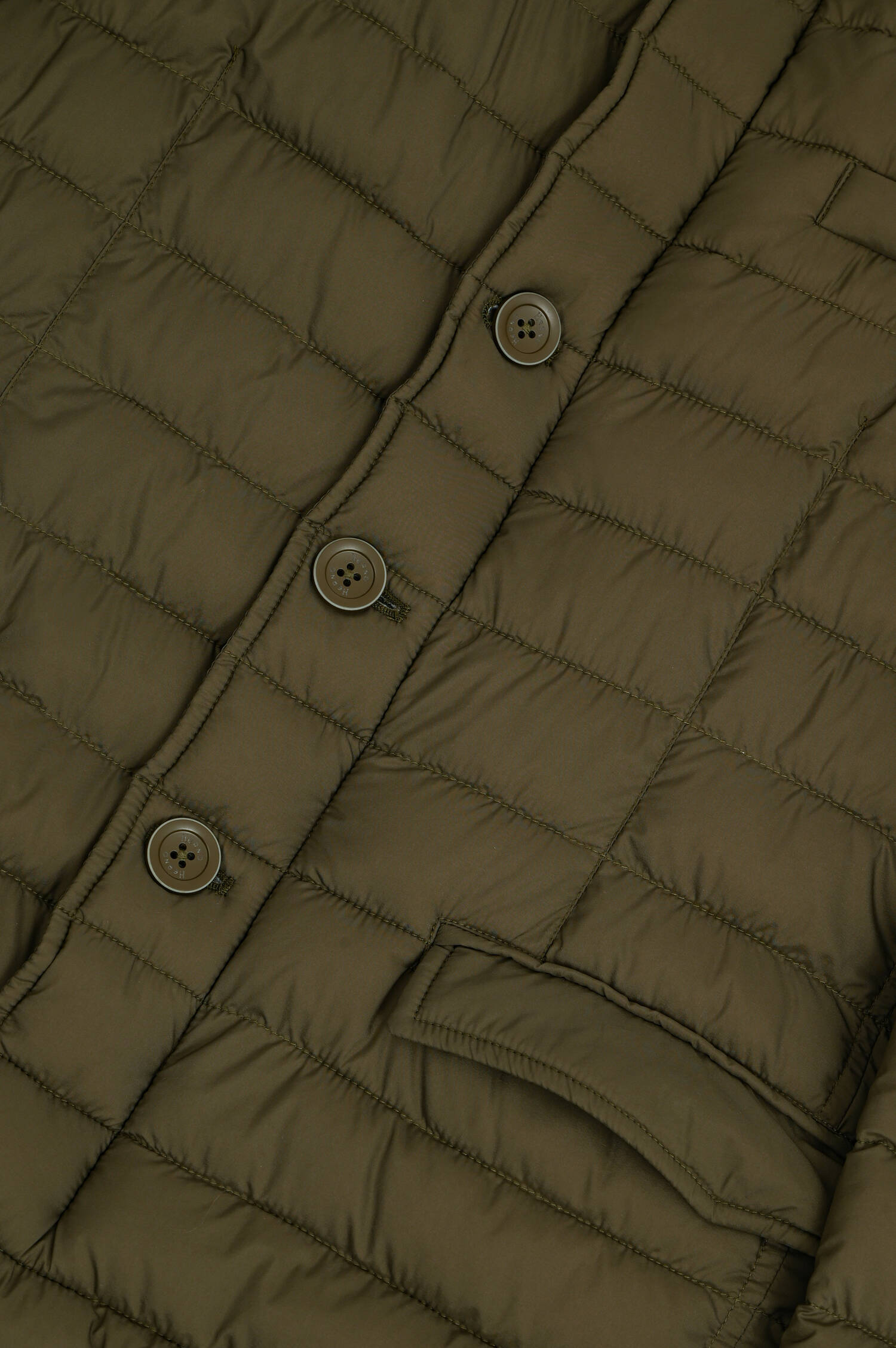 Steppjacke mit Stehkragen in Khaki Steppjacke mit Stehkragen in Khaki