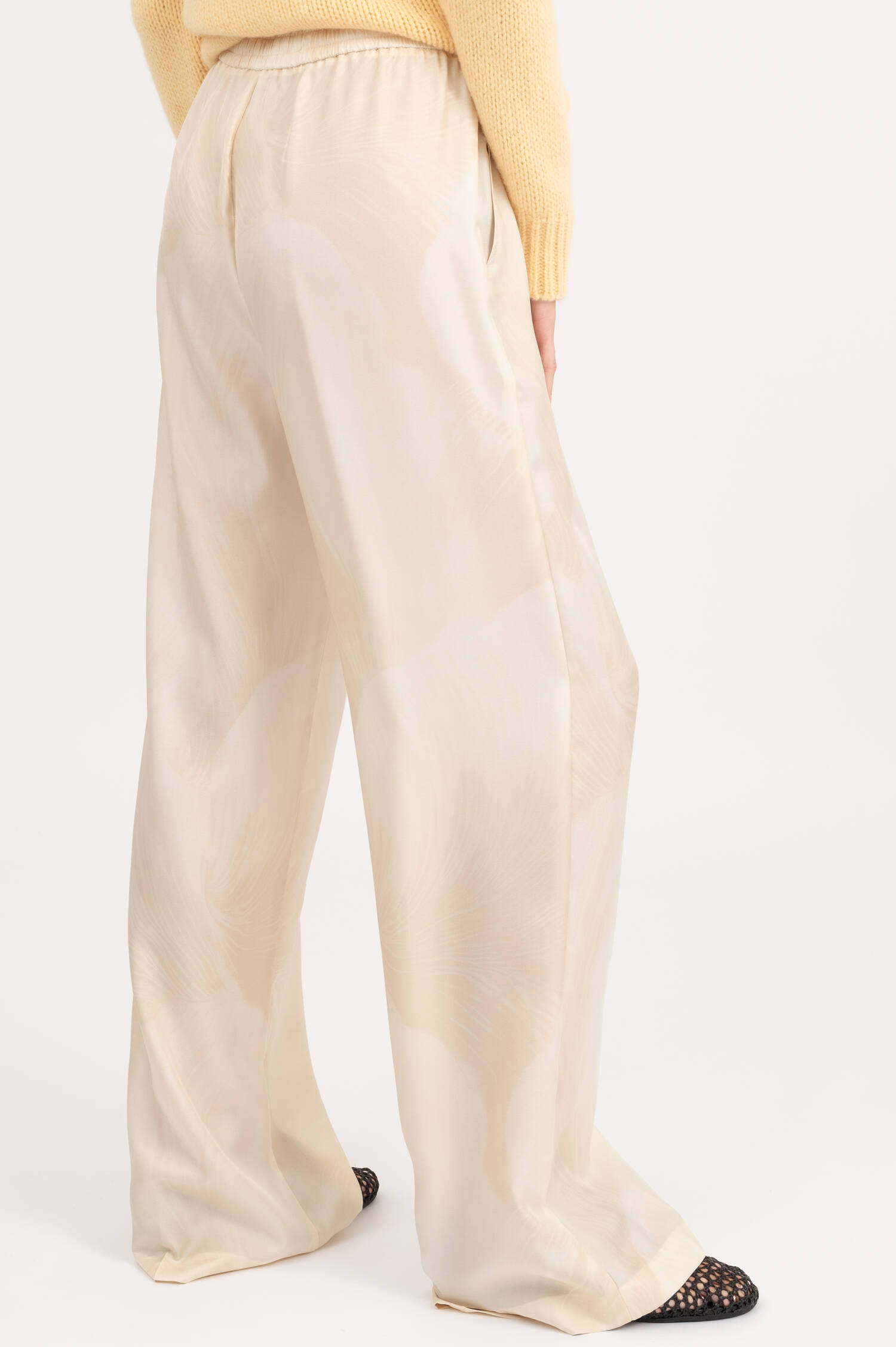 Seidenhose in Creme Seidenhose in Creme
