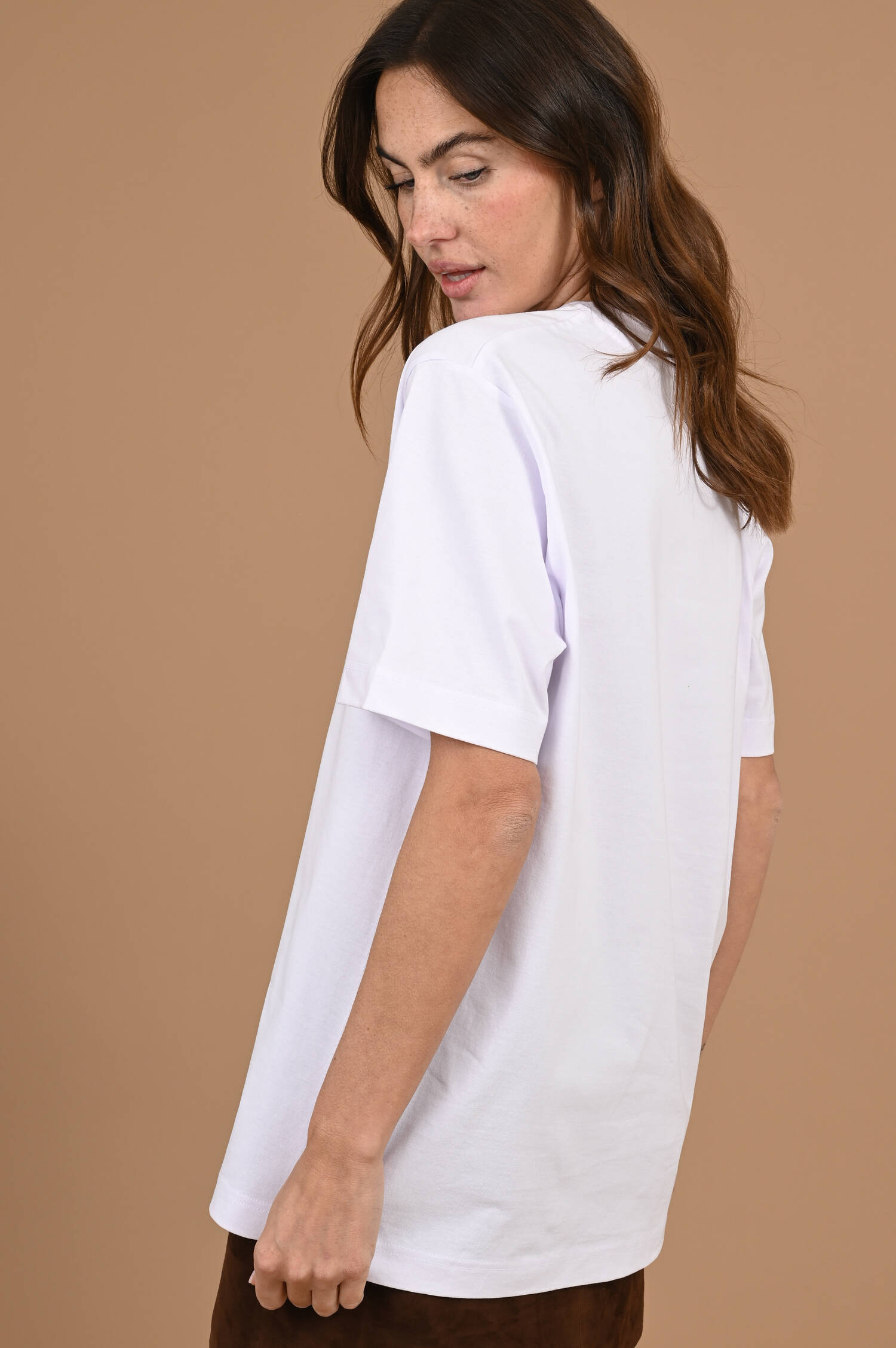 T-Shirt COUPLE in Weiß