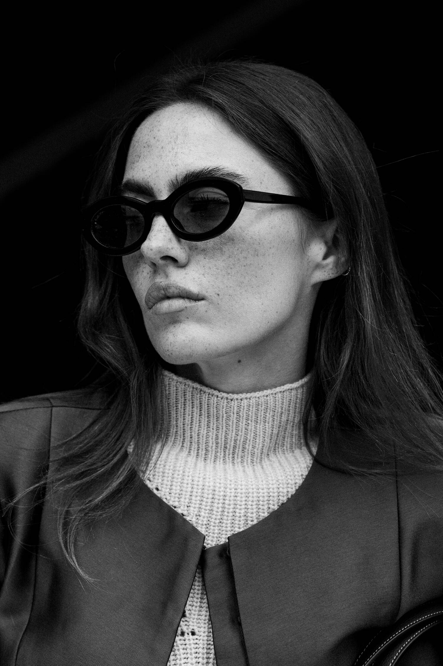 Sonnenbrille DAWA in Schwarz