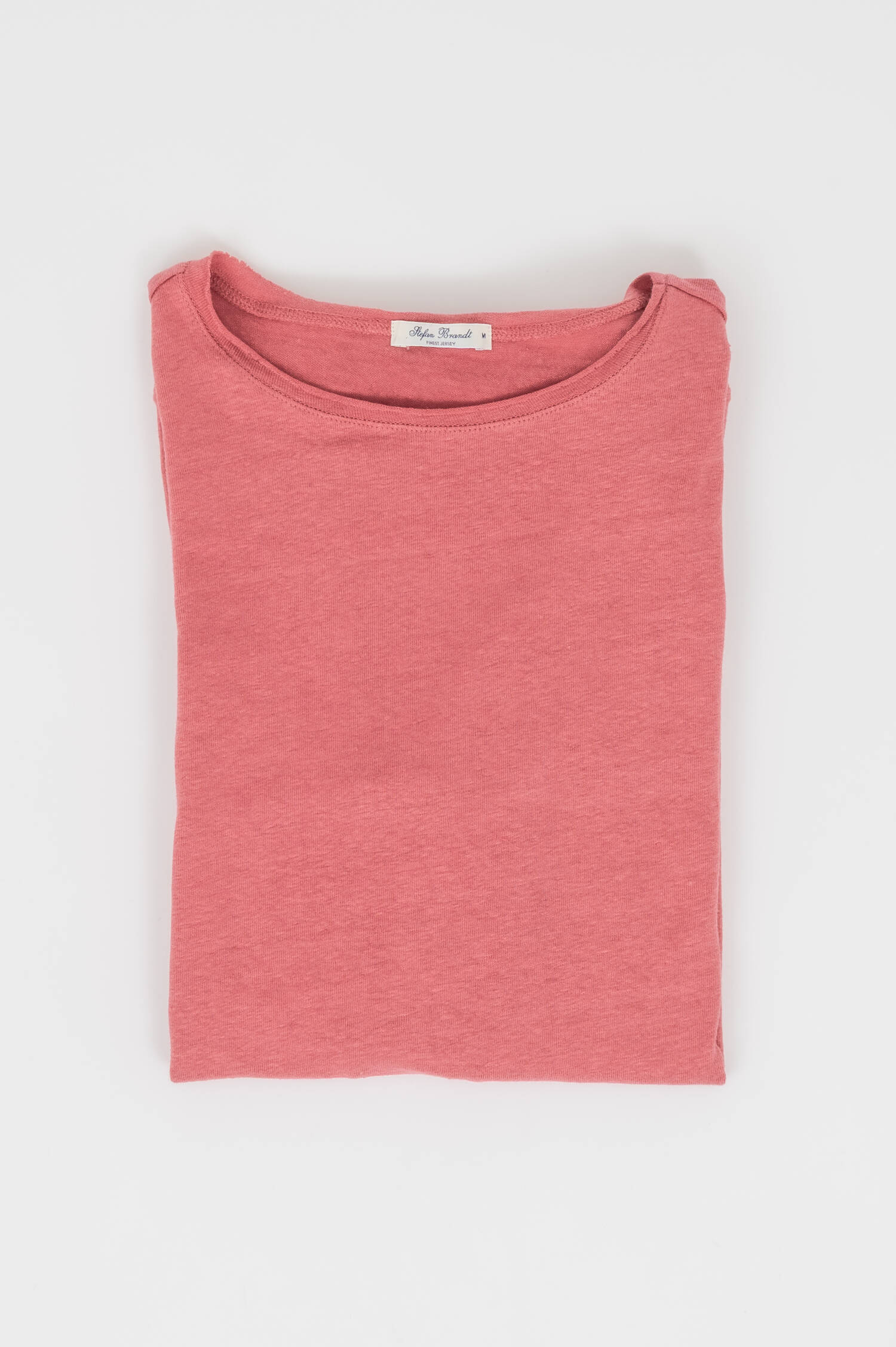 Leinen Langarmshirt LEONARD in Rostrot